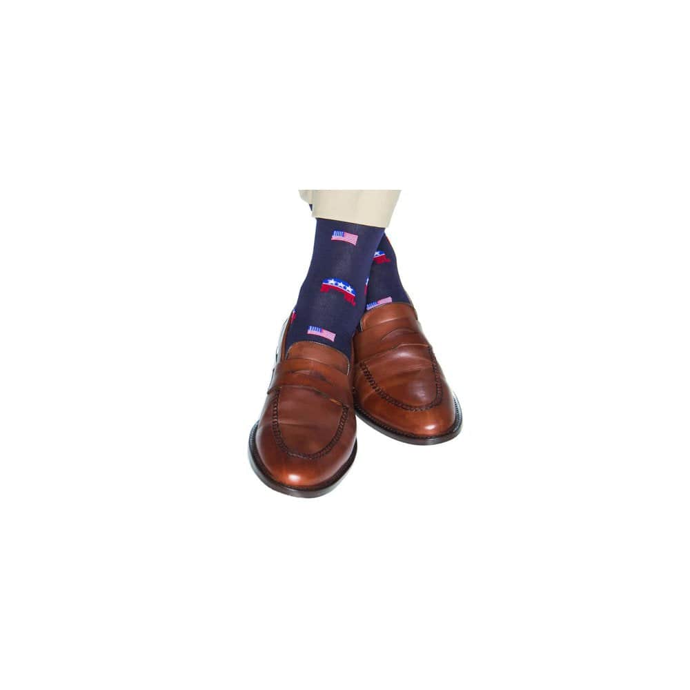 Show Your Support Political Party Over The Calf Socks (1 Pair) - Image 6