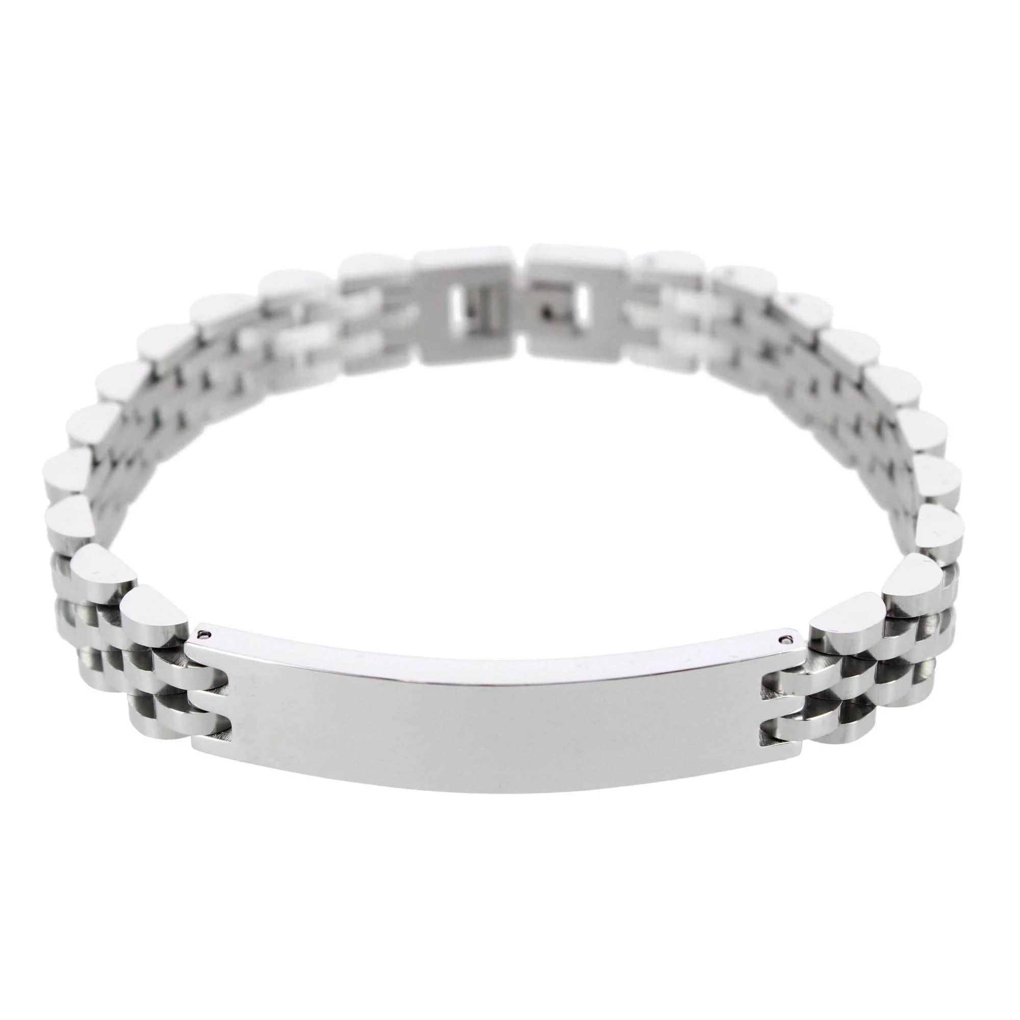 Signet ID Metal Link Bracelet