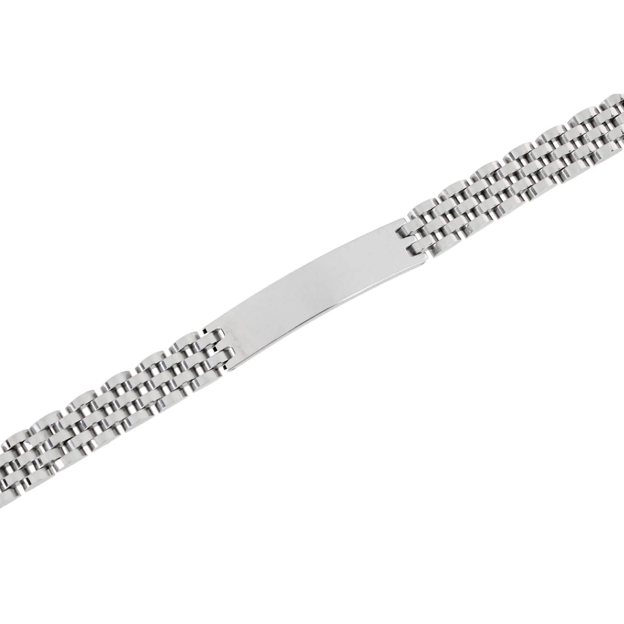 Signet ID Metal Link Bracelet - Image 11