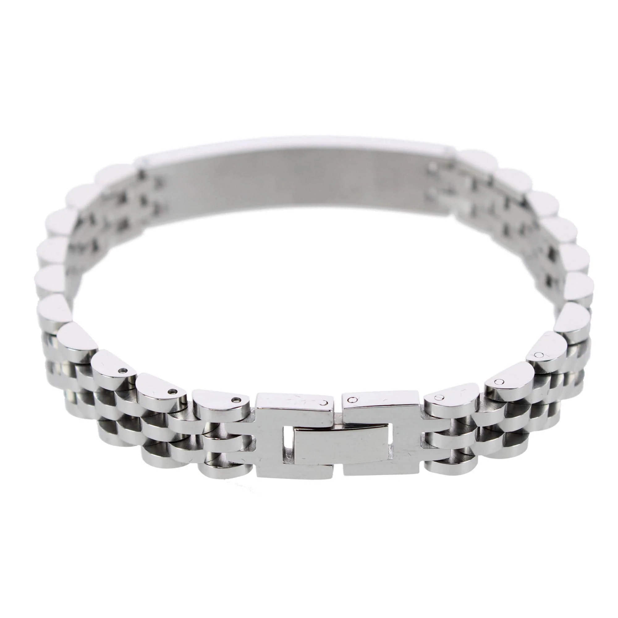 Signet ID Metal Link Bracelet - Image 5