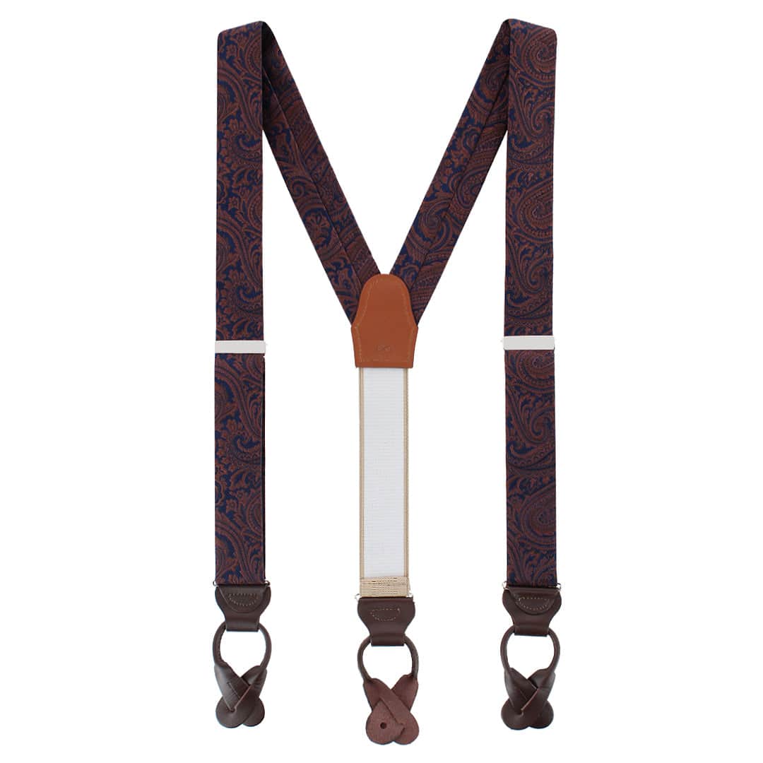 Sobee Silk Button End Braces - Image 11