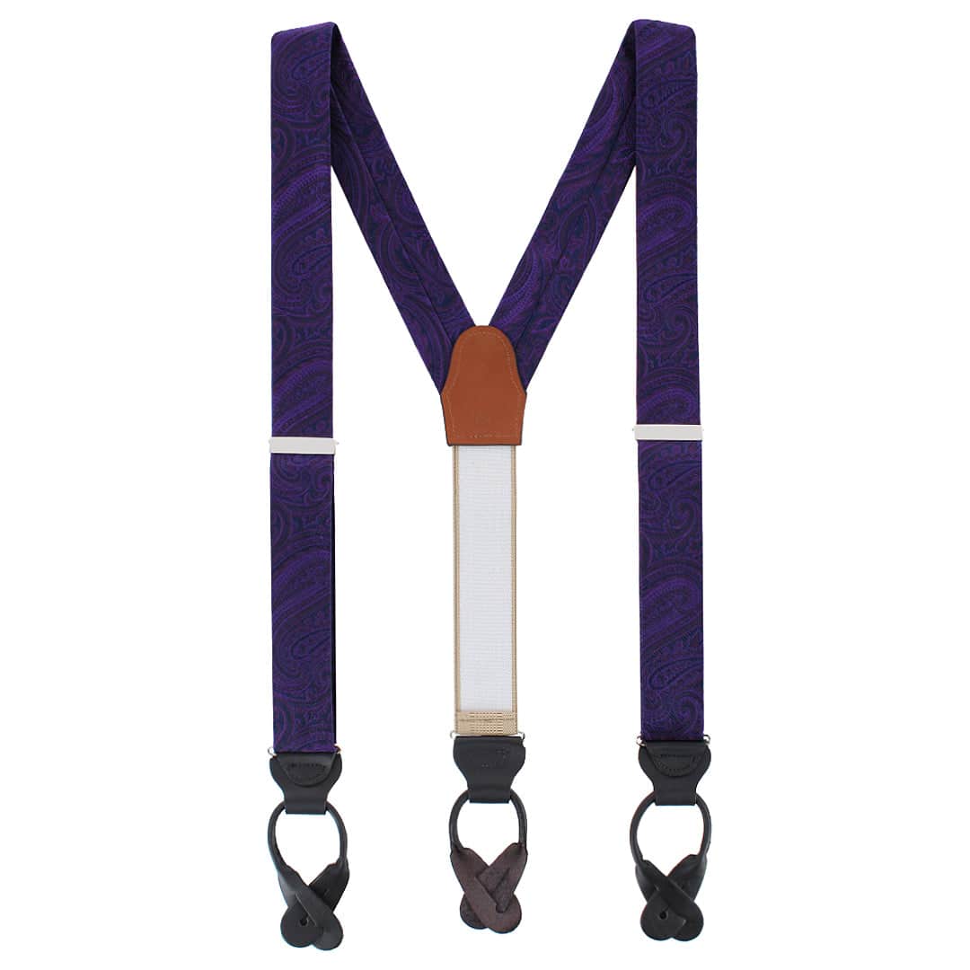 Sobee Silk Button End Braces - Image 12