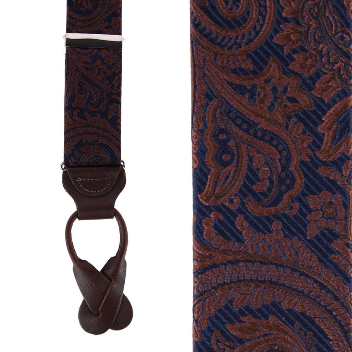 Sobee Silk Button End Braces - Image 5