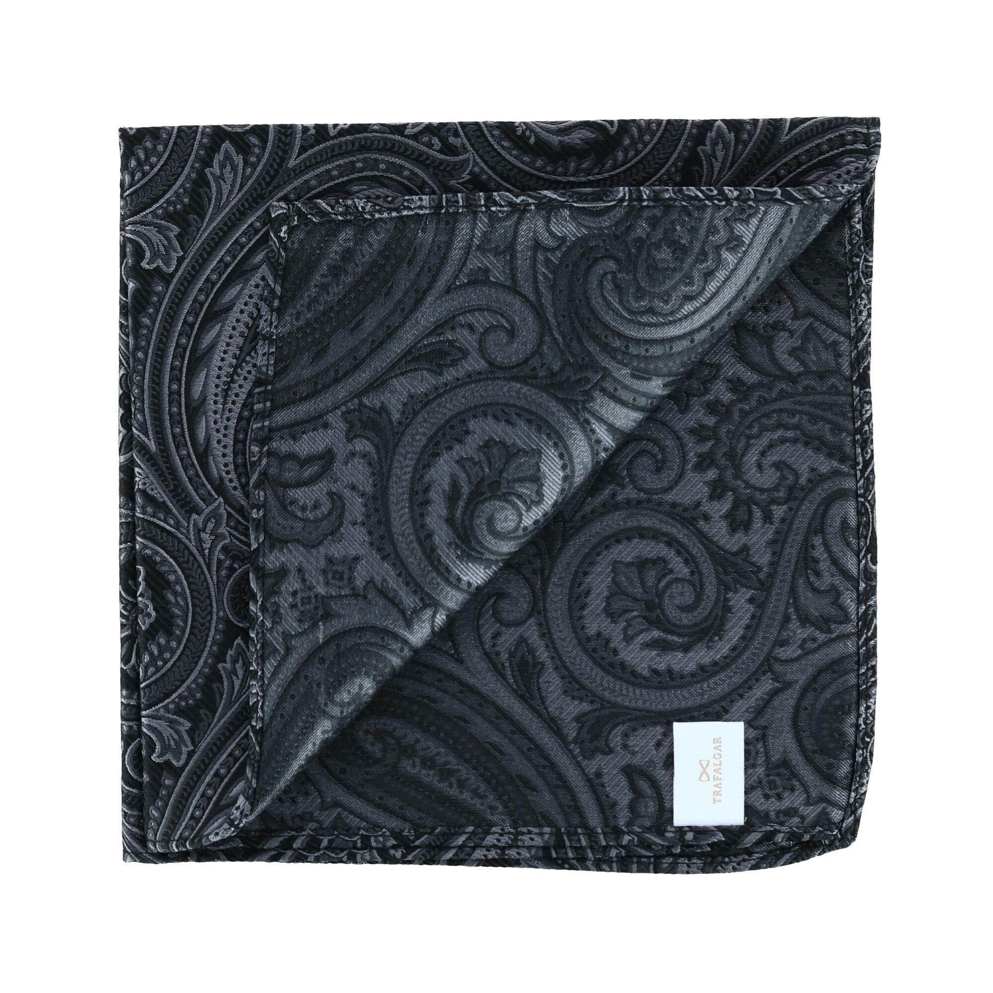 Sobee Collection 12-inch Silk Pocket Square Trio 3 Pack - Image 3