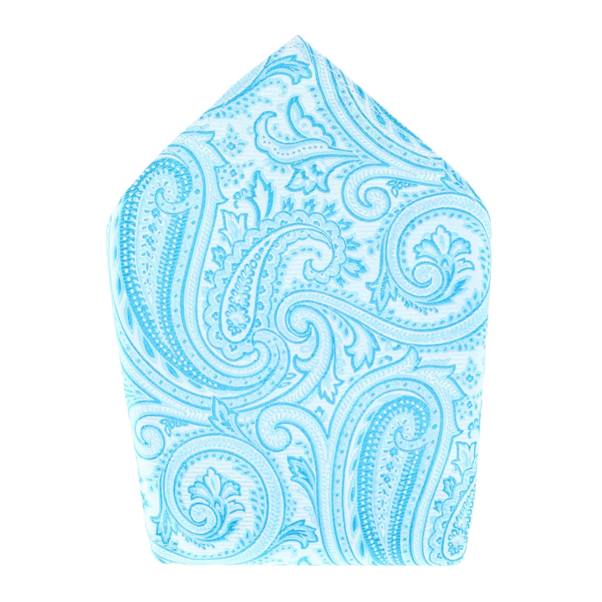 Sobee Paisley Brace Bow Tie & Pocket Square Set - Image 12