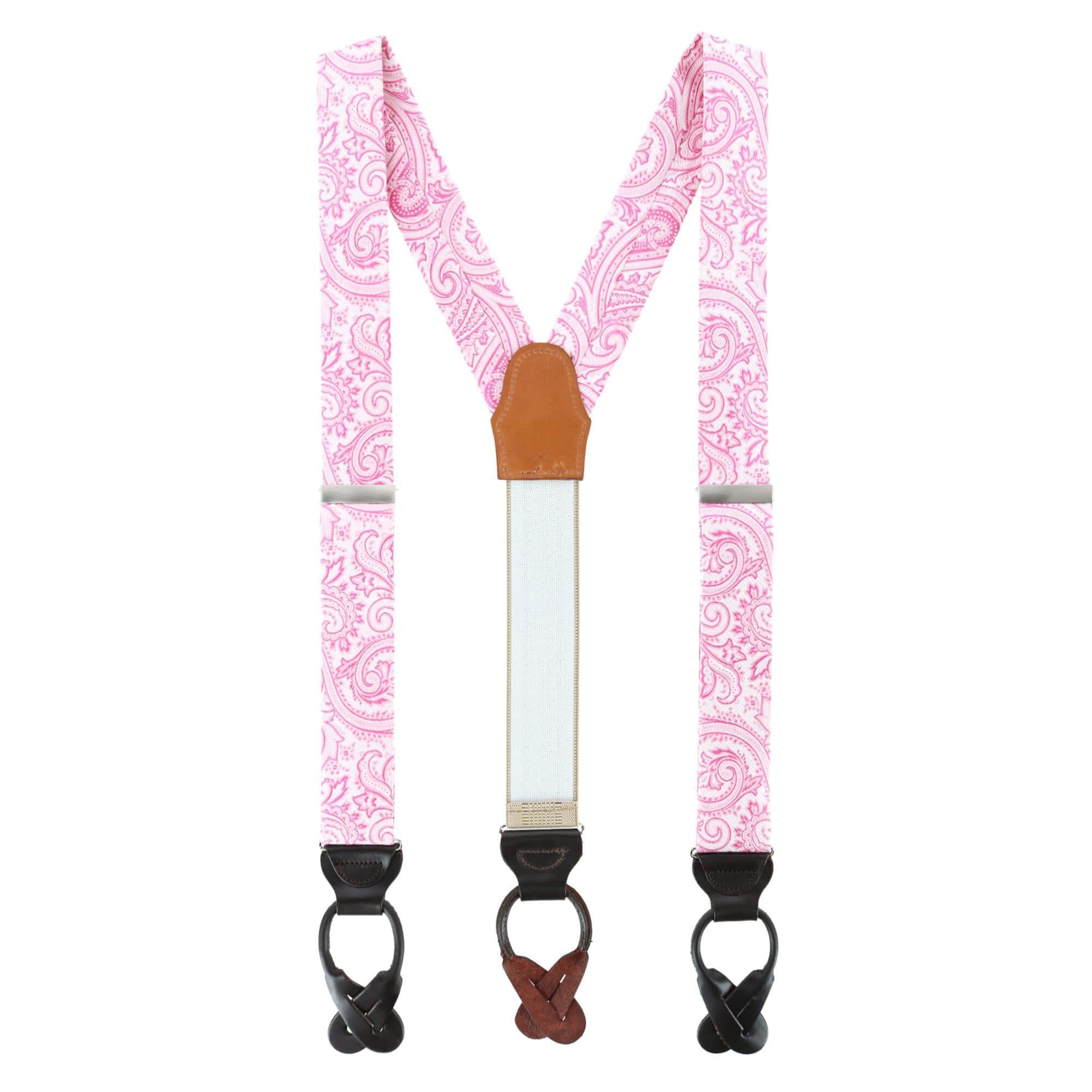 Sobee Paisley Brace Bow Tie & Pocket Square Set - Image 7