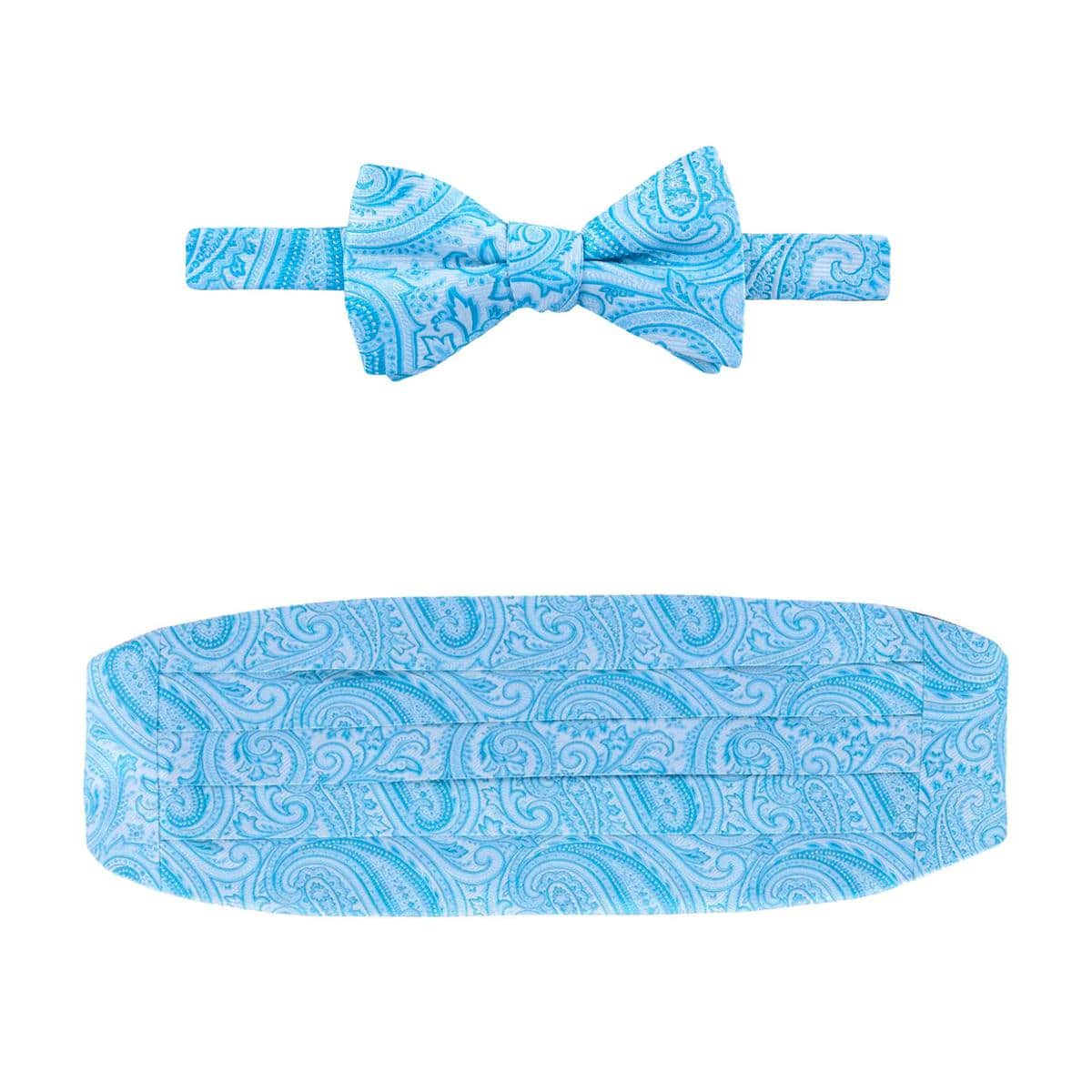 Sobee Paisley Cummerbund and Bow Tie Set - Image 3