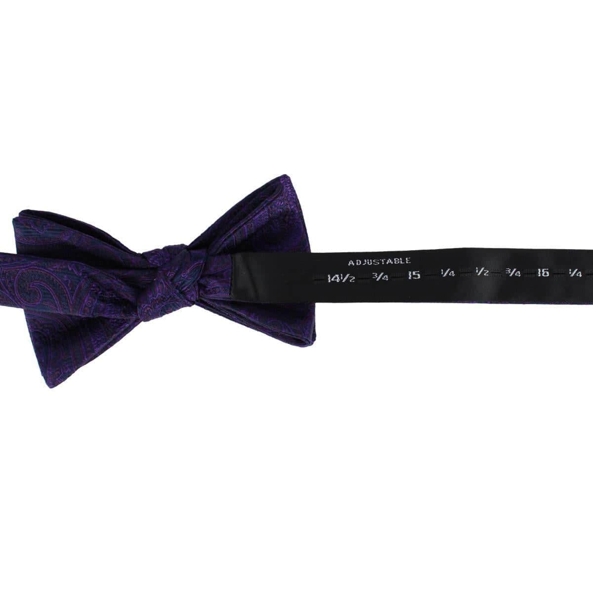 Sobee Paisley Silk Bow Tie - Image 12