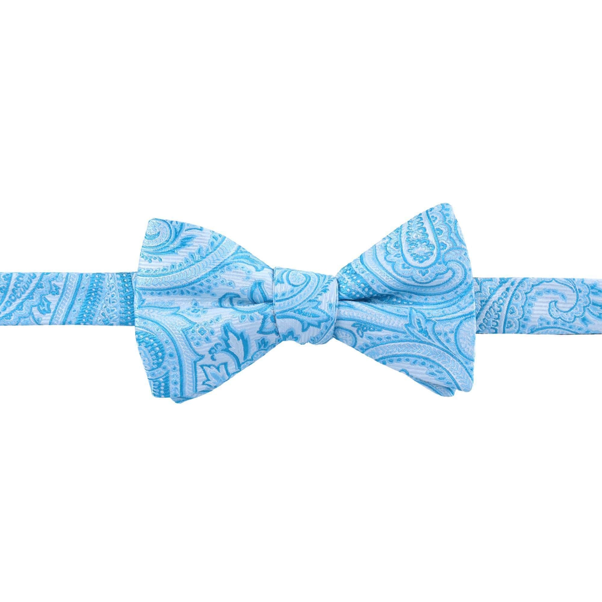 Sobee Paisley Silk Bow Tie - Image 3