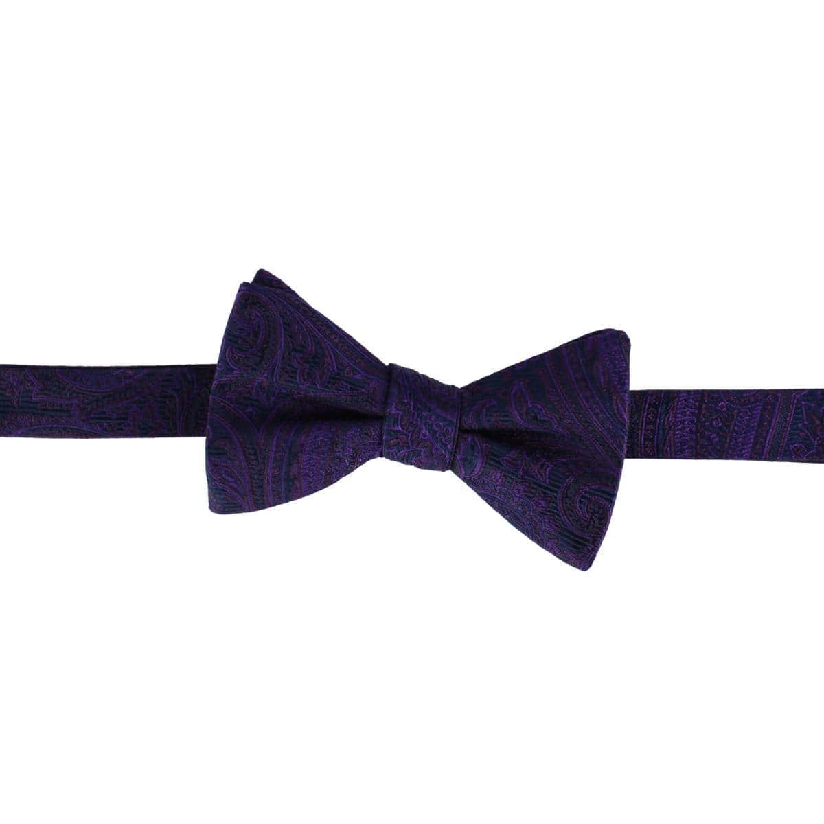 Sobee Paisley Silk Bow Tie - Image 6