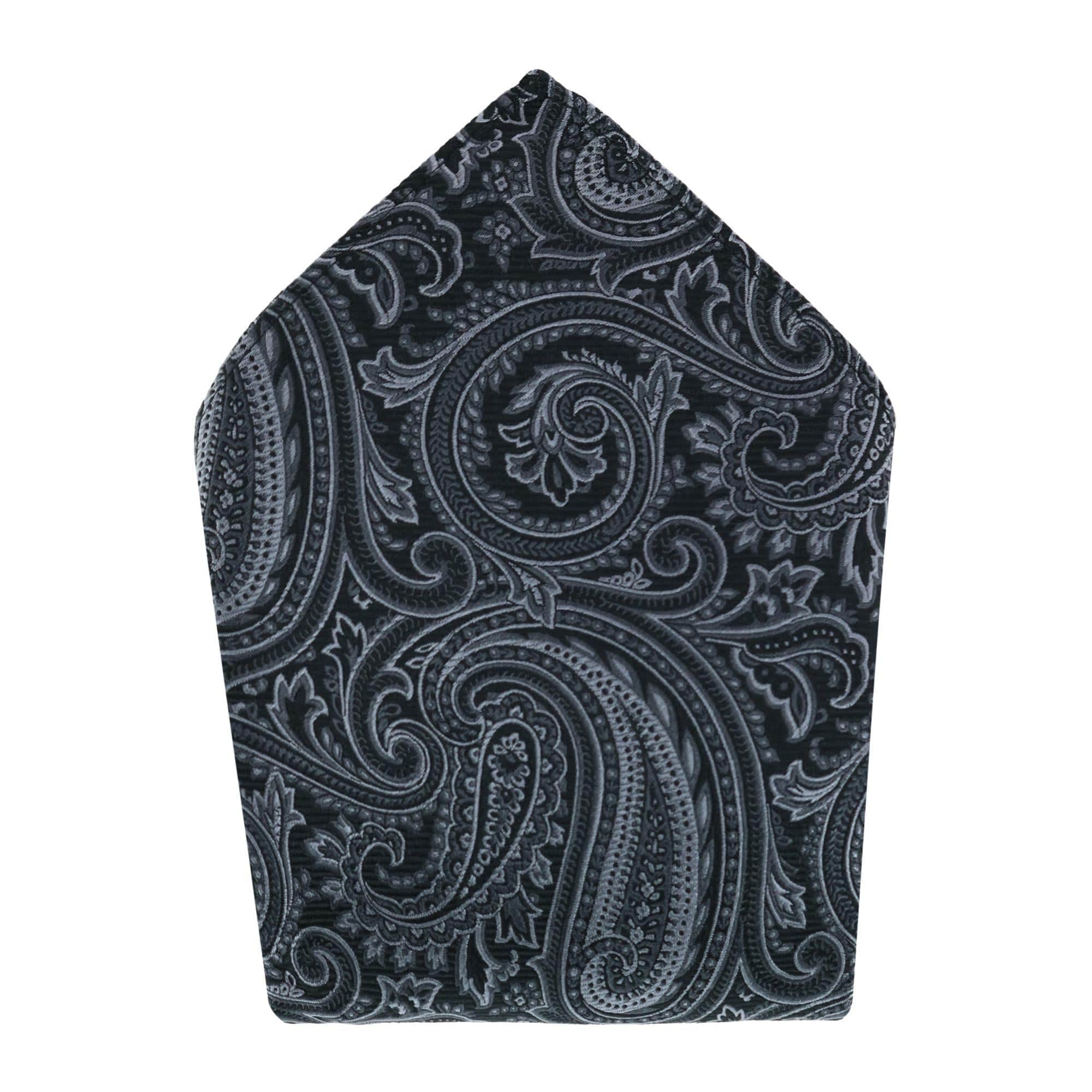 Sobee Paisley Silk Bow Tie & Pocket Square Set - Image 5