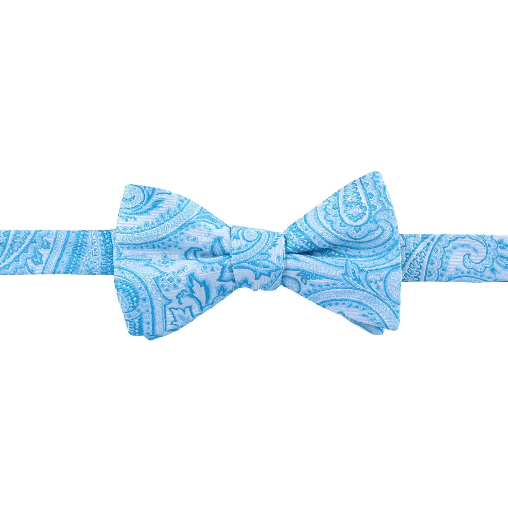 Sobee Paisley Silk Bow Tie & Pocket Square Set - Image 9