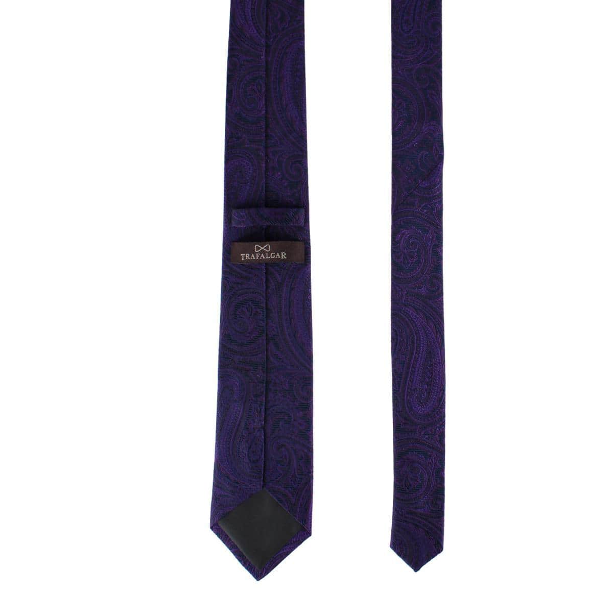 Sobee Paisley Silk Necktie - Image 18