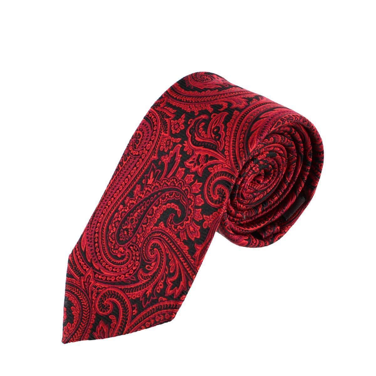 Sobee Paisley Silk Necktie and Pocket Square - Image 13