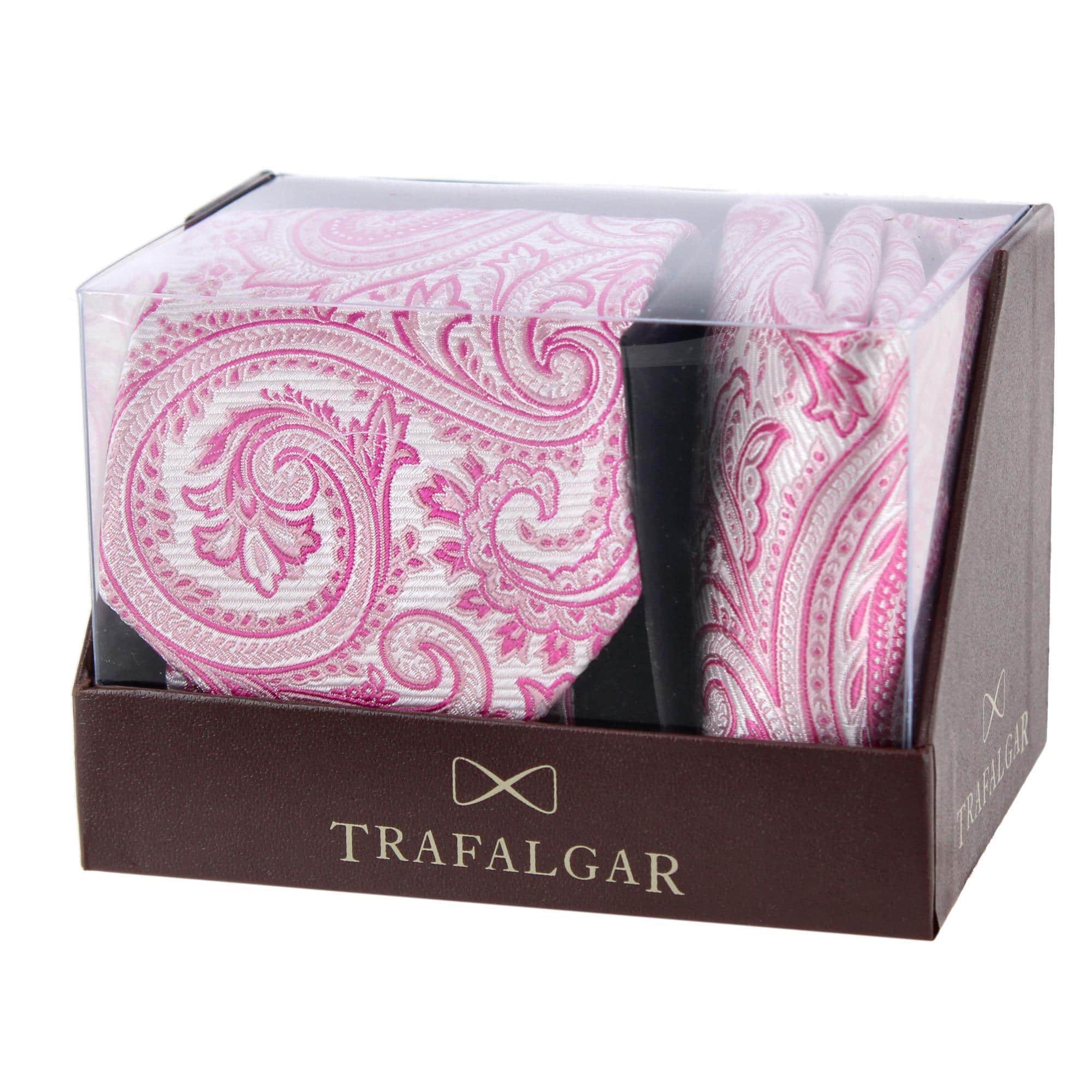 Sobee Paisley Silk Necktie and Pocket Square - Image 22