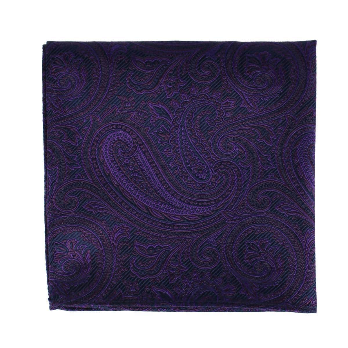 Sobee Paisley Silk Necktie and Pocket Square - Image 27