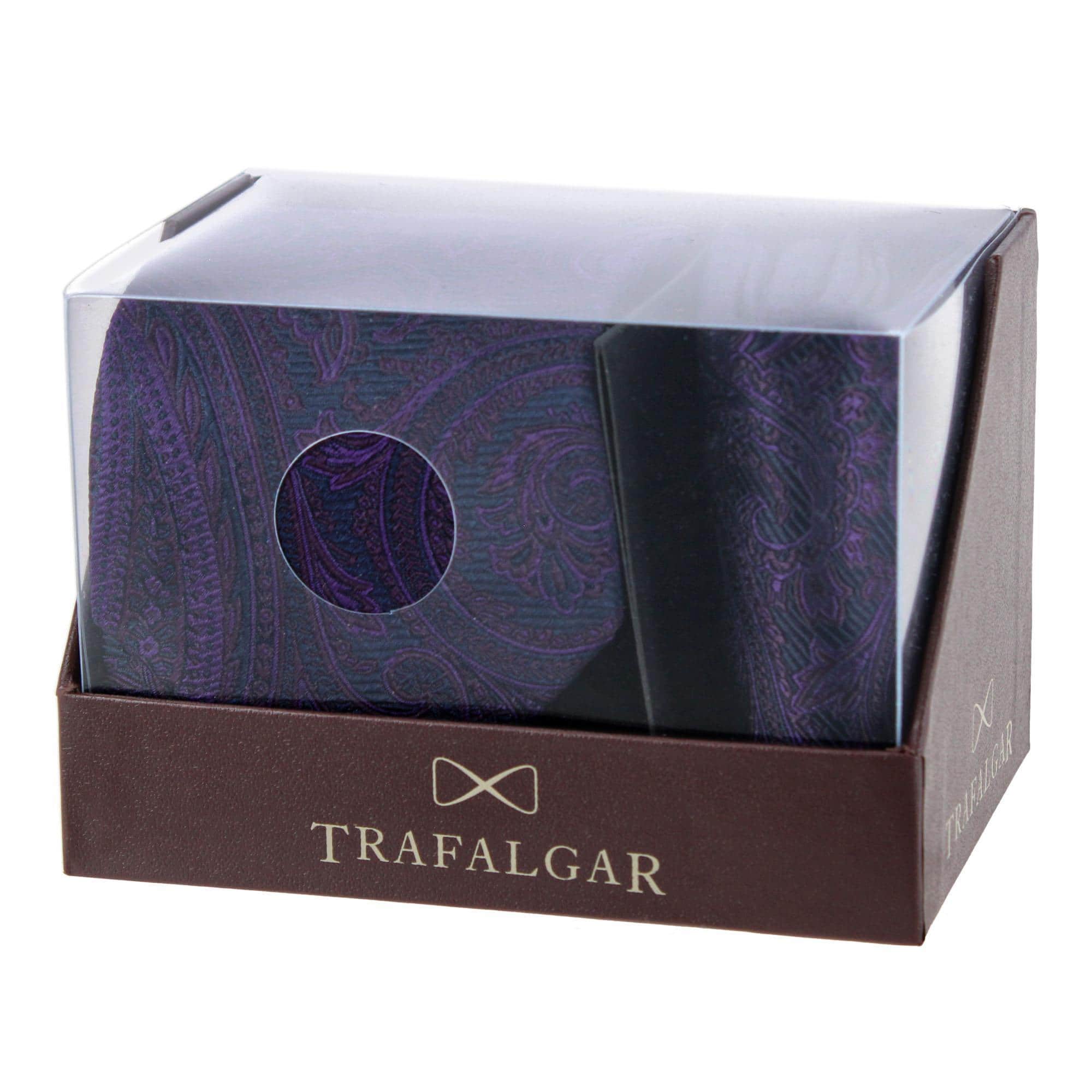 Sobee Paisley Silk Necktie and Pocket Square - Image 30