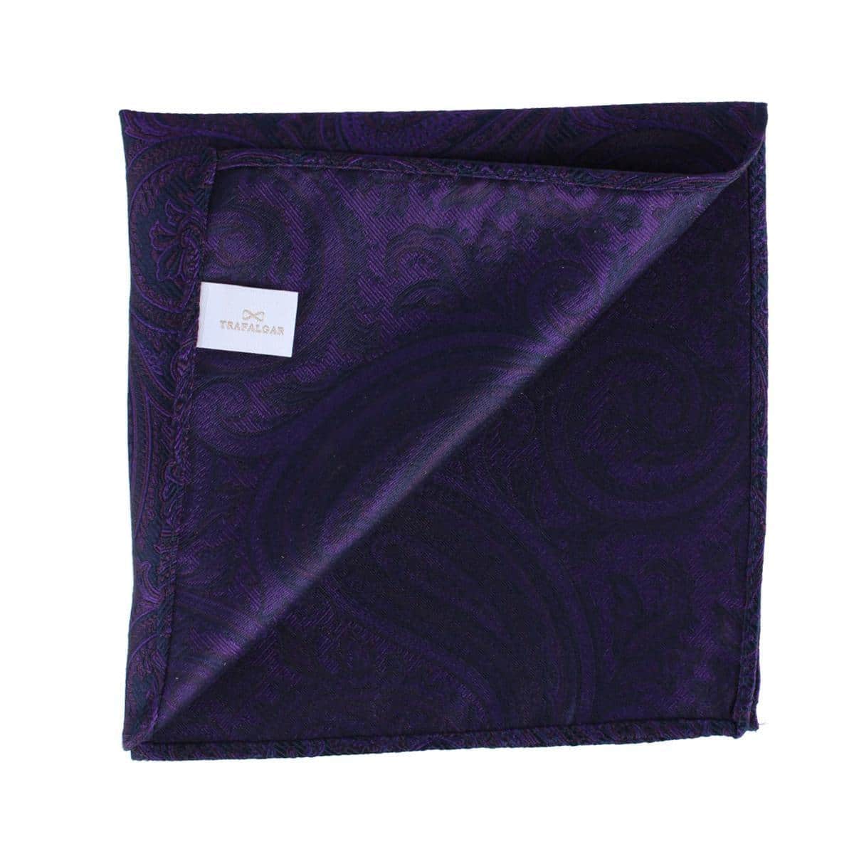 Sobee Paisley Silk Pocket Square - Image 18