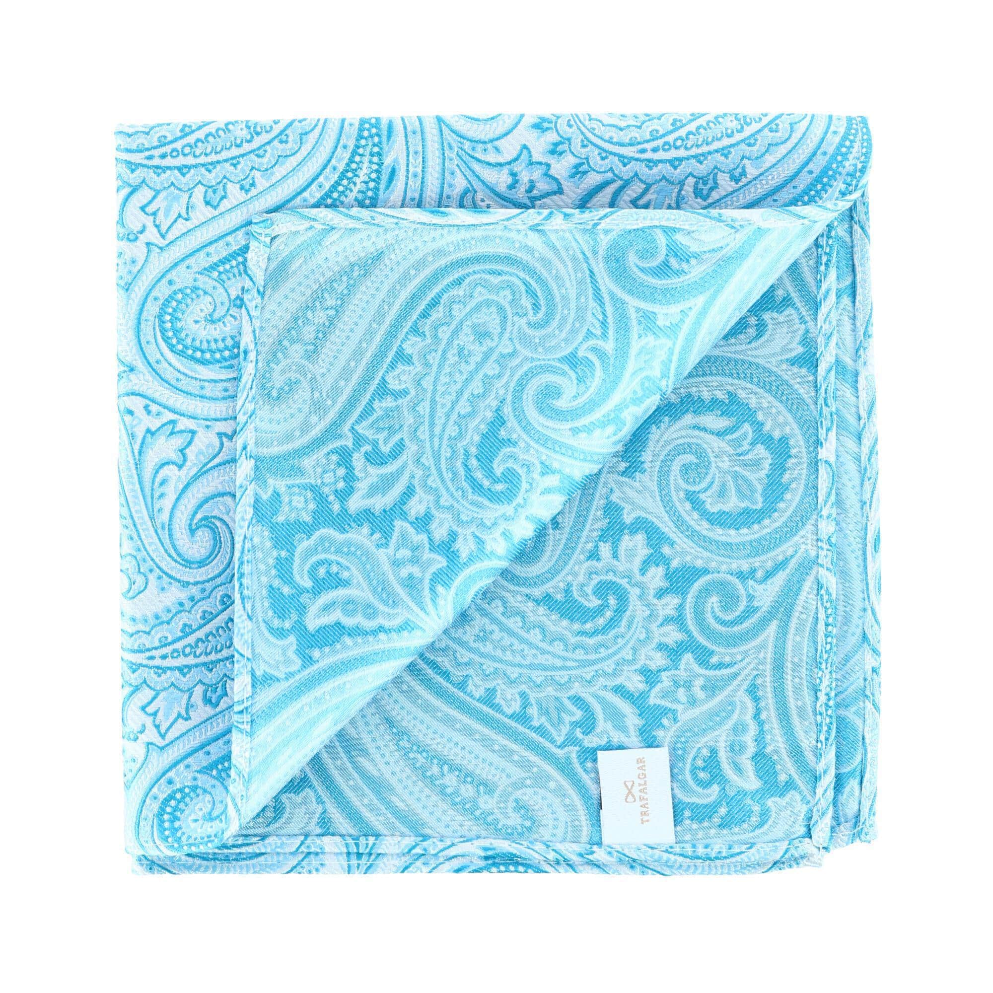 Sobee Paisley Silk Pocket Square - Image 9