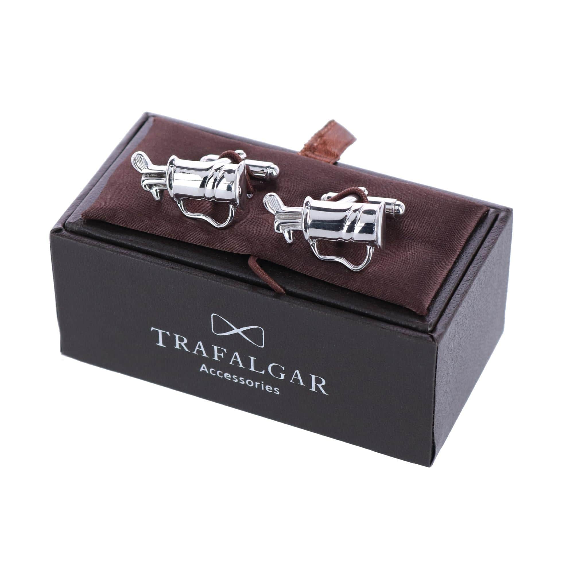 Sterling Silver Golf Bag Cufflinks - Image 3