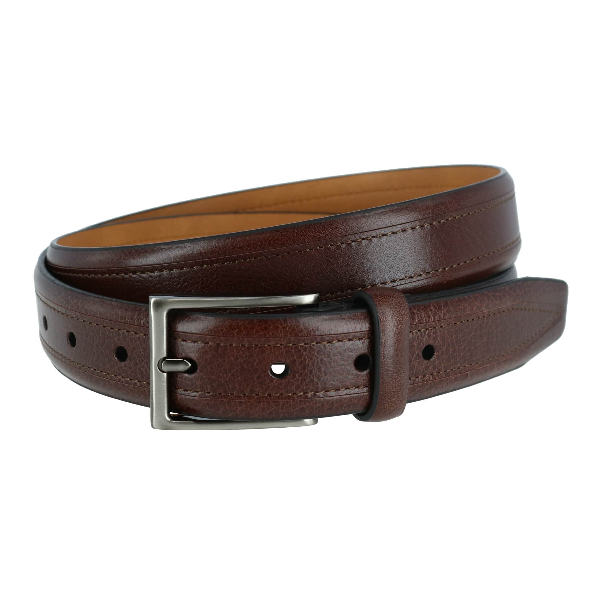 Stitch Detail Leather Belt - Image 2