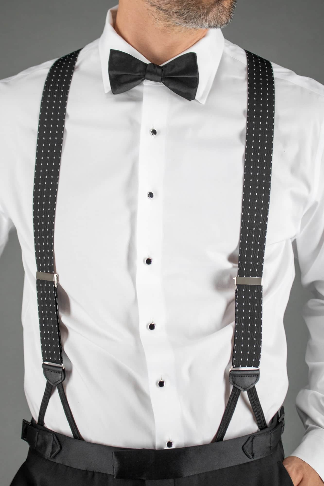 Sutton Tuxedo Stud Set Genuine Onyx (4 piece set) - Image 10
