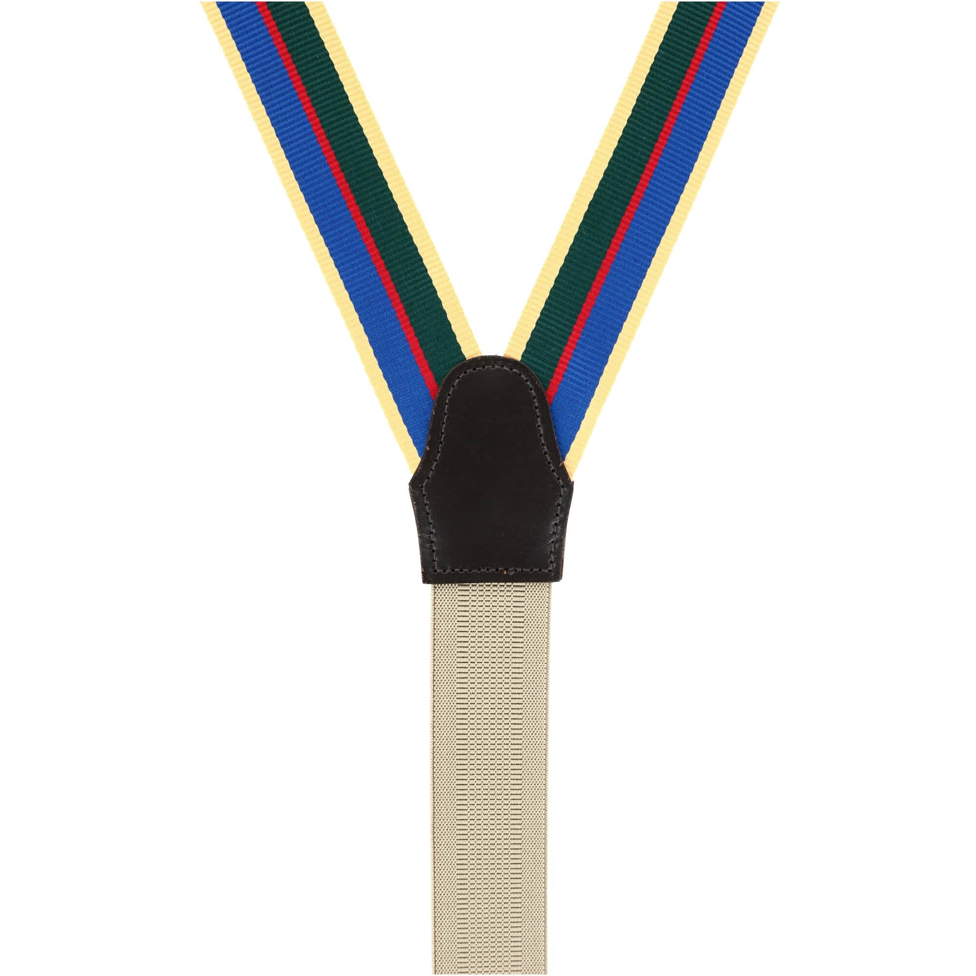 Sumner 35mm Grosgrain Weave Striped Button End Braces - Image 7