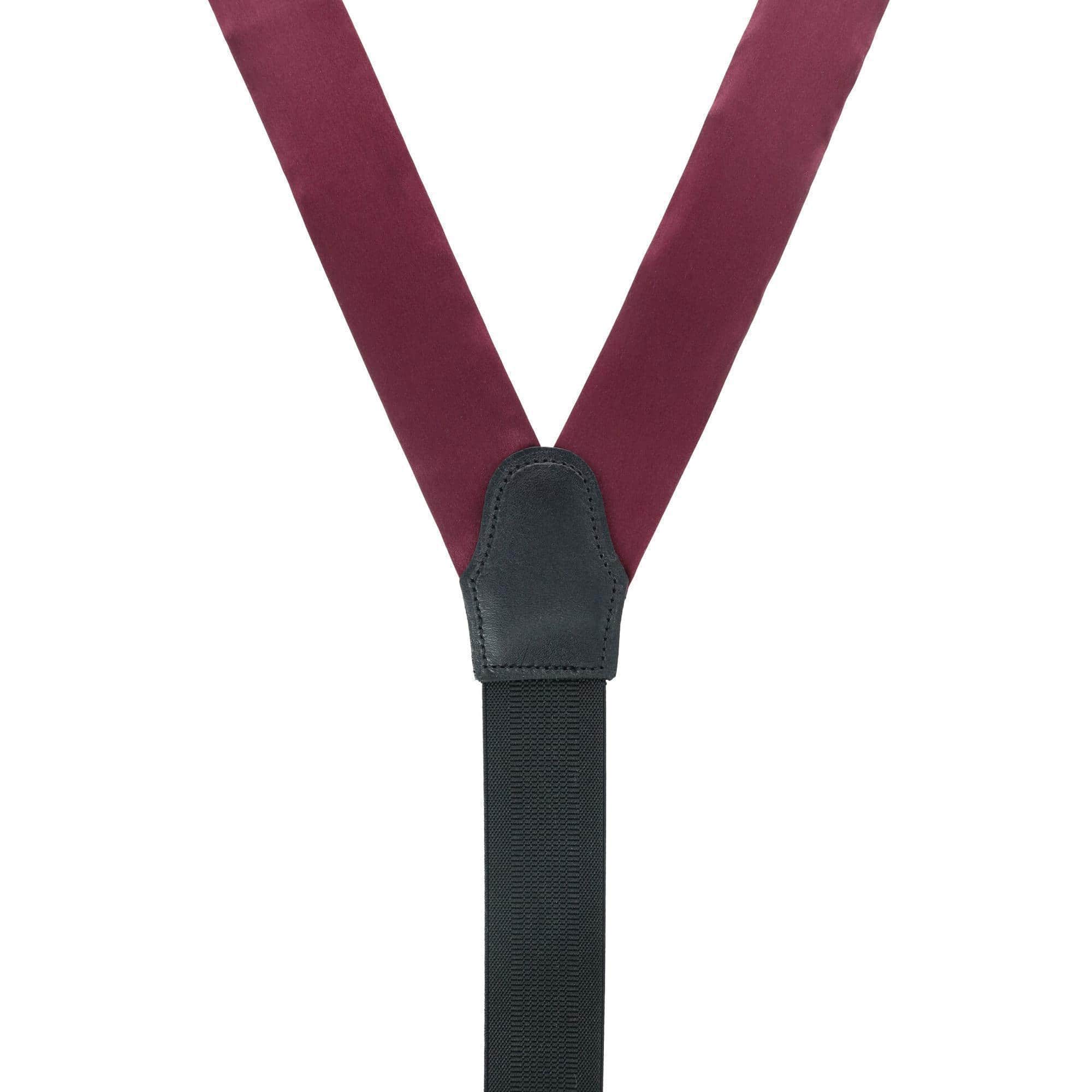 Sutton Solid Color Silk Formal End Braces 35mm Y-Back - Image 41