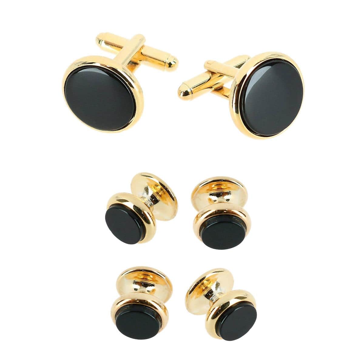 Sutton Genuine Onyx Formal Set (Cufflinks & Tuxedo Studs) - Image 3