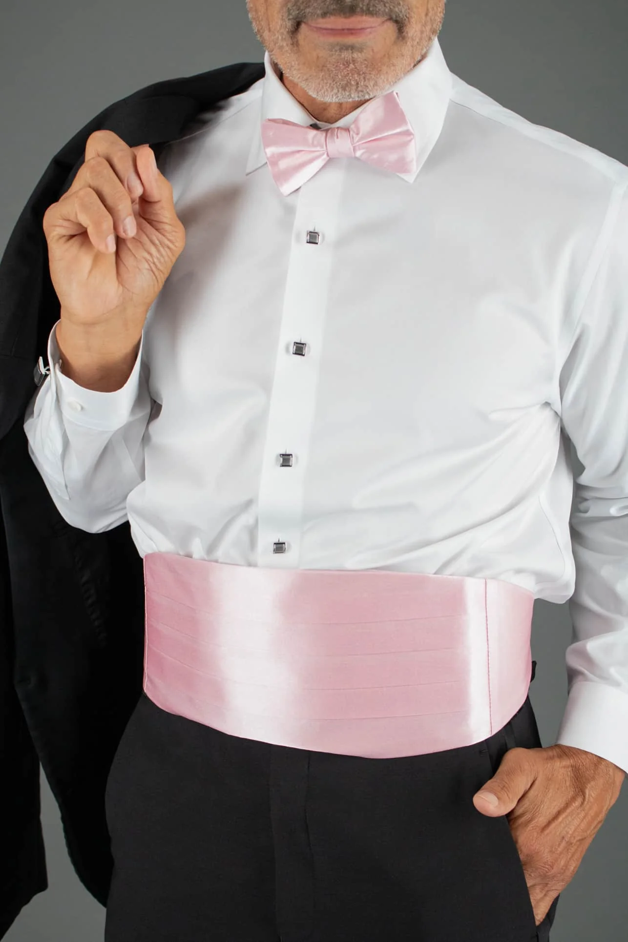 Sutton Solid Color Silk Bow Tie - Image 34