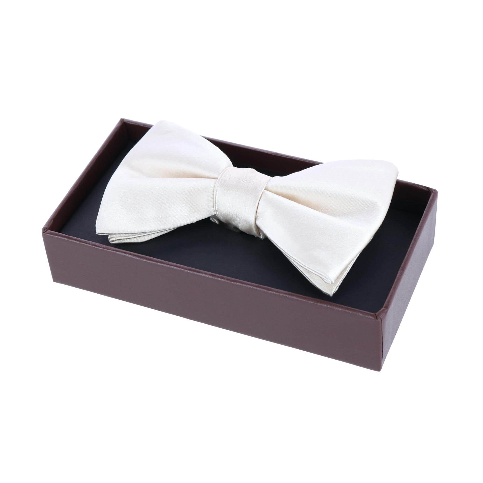 Sutton Solid Color Silk Bow Tie - Image 44