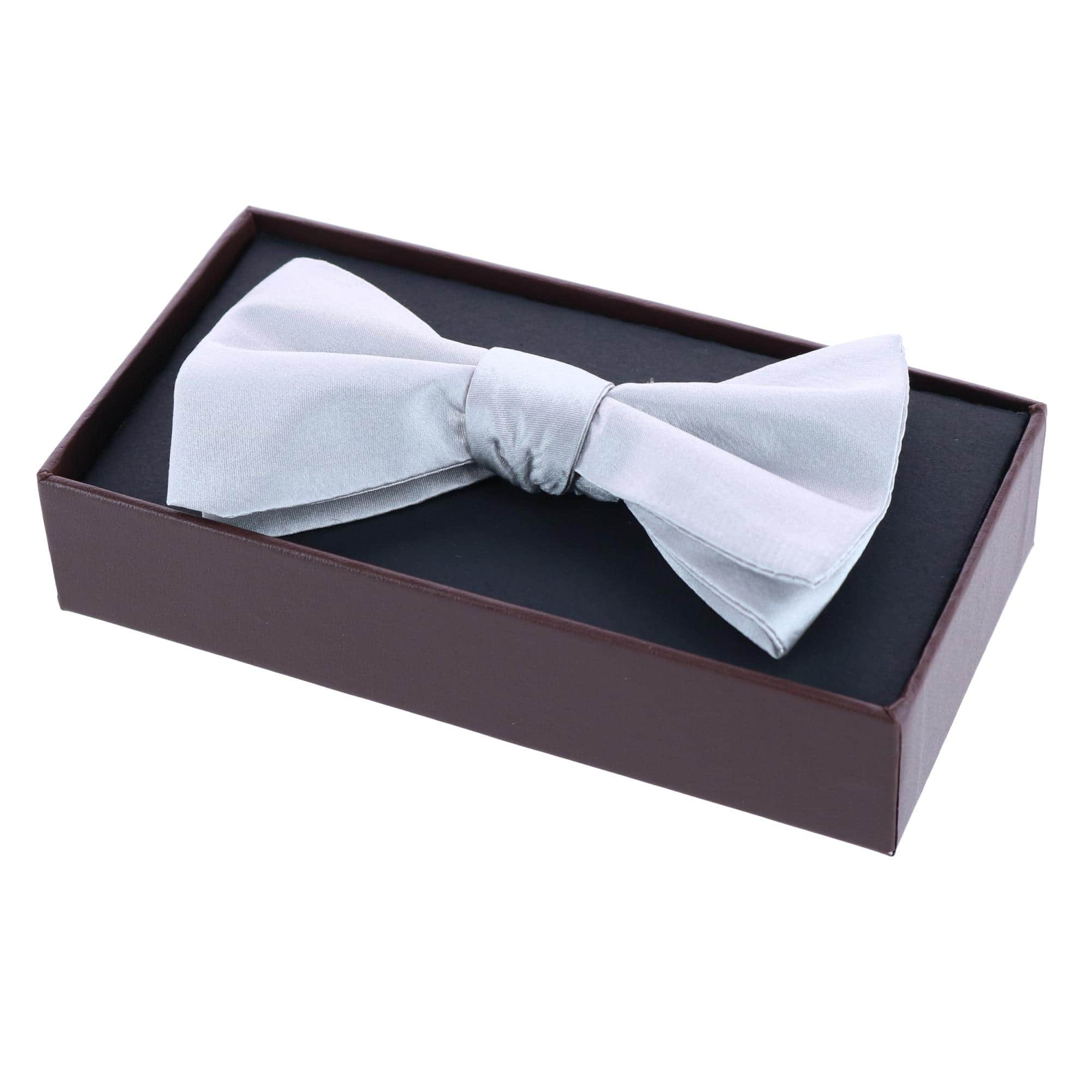 Sutton Solid Color Silk Bow Tie - Image 47