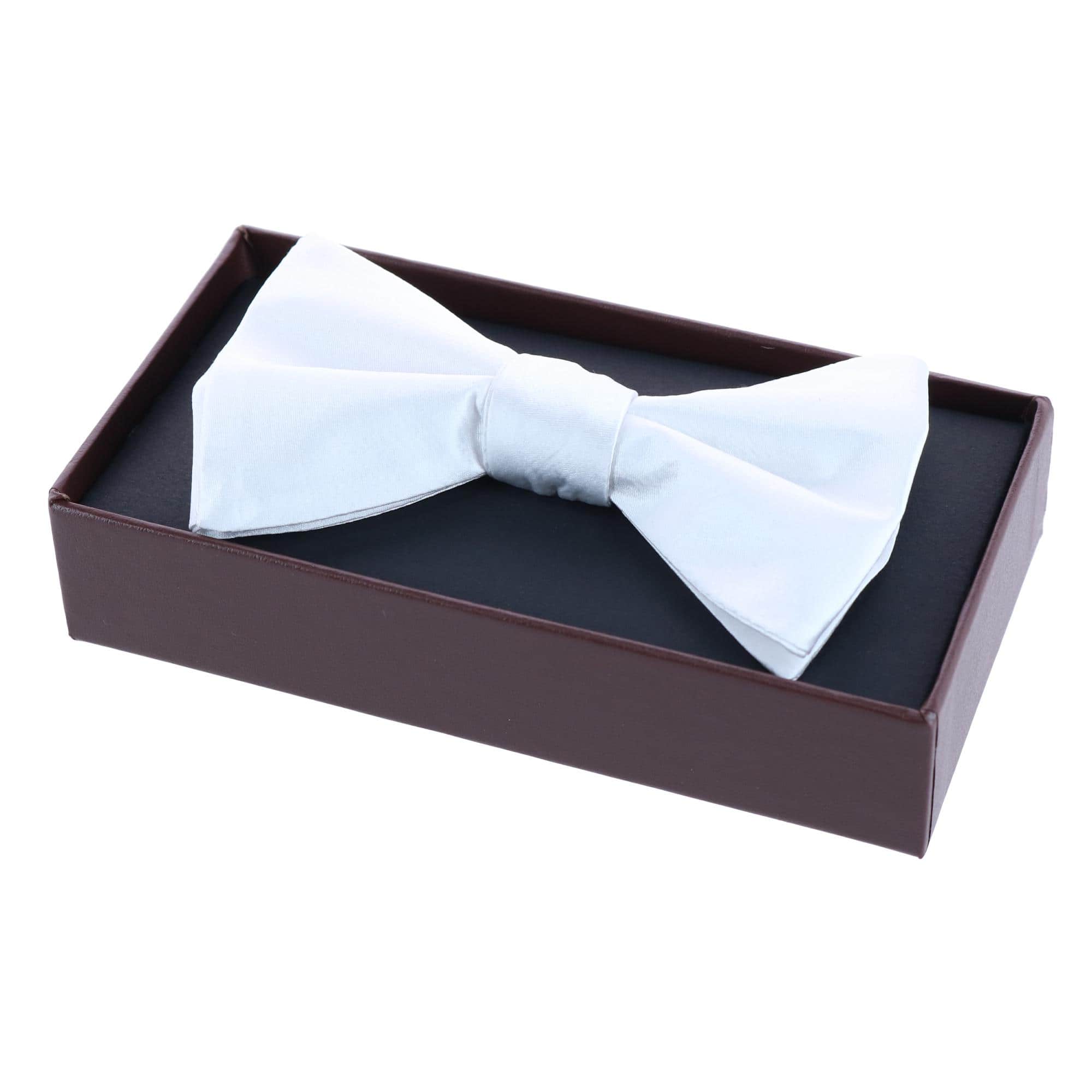 Sutton Solid Color Silk Bow Tie - Image 48