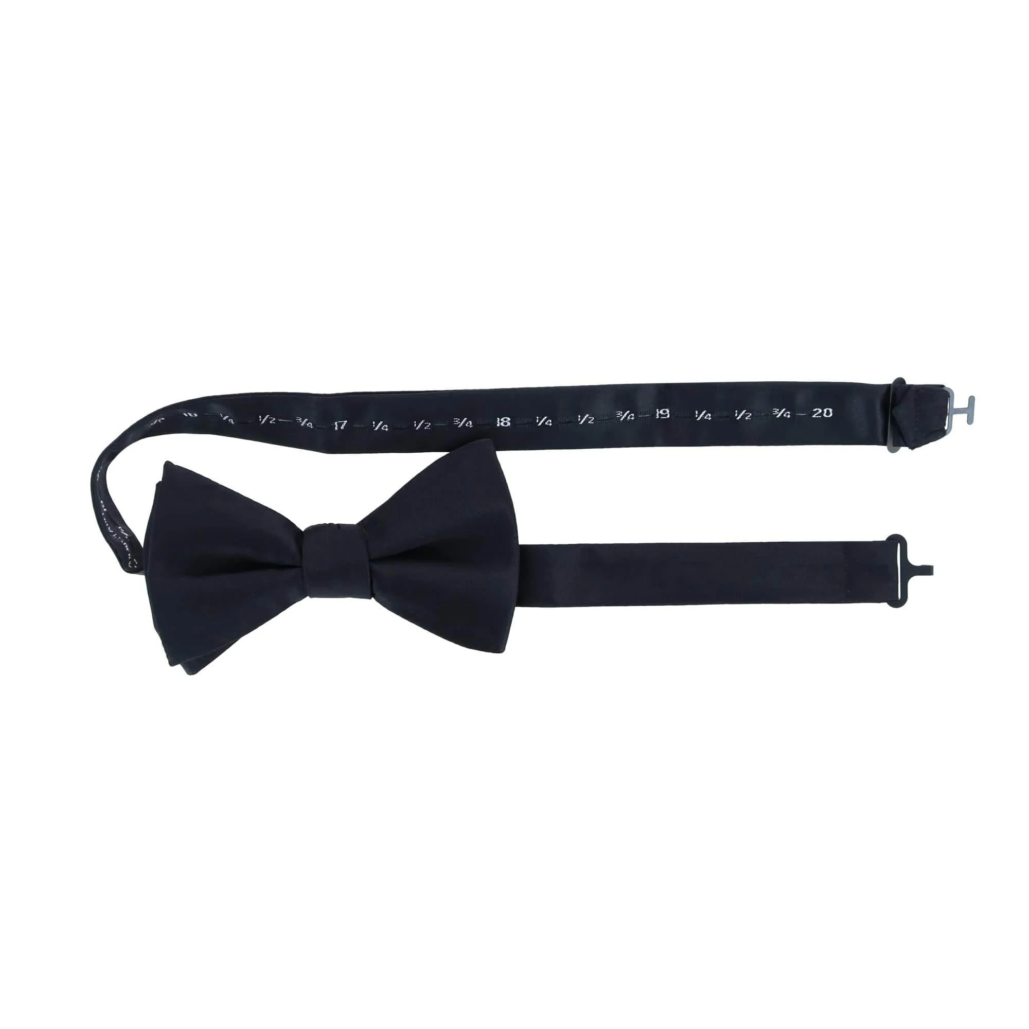 Sutton Solid Color Silk Bowtie and Pocket Square Combo - Image 26
