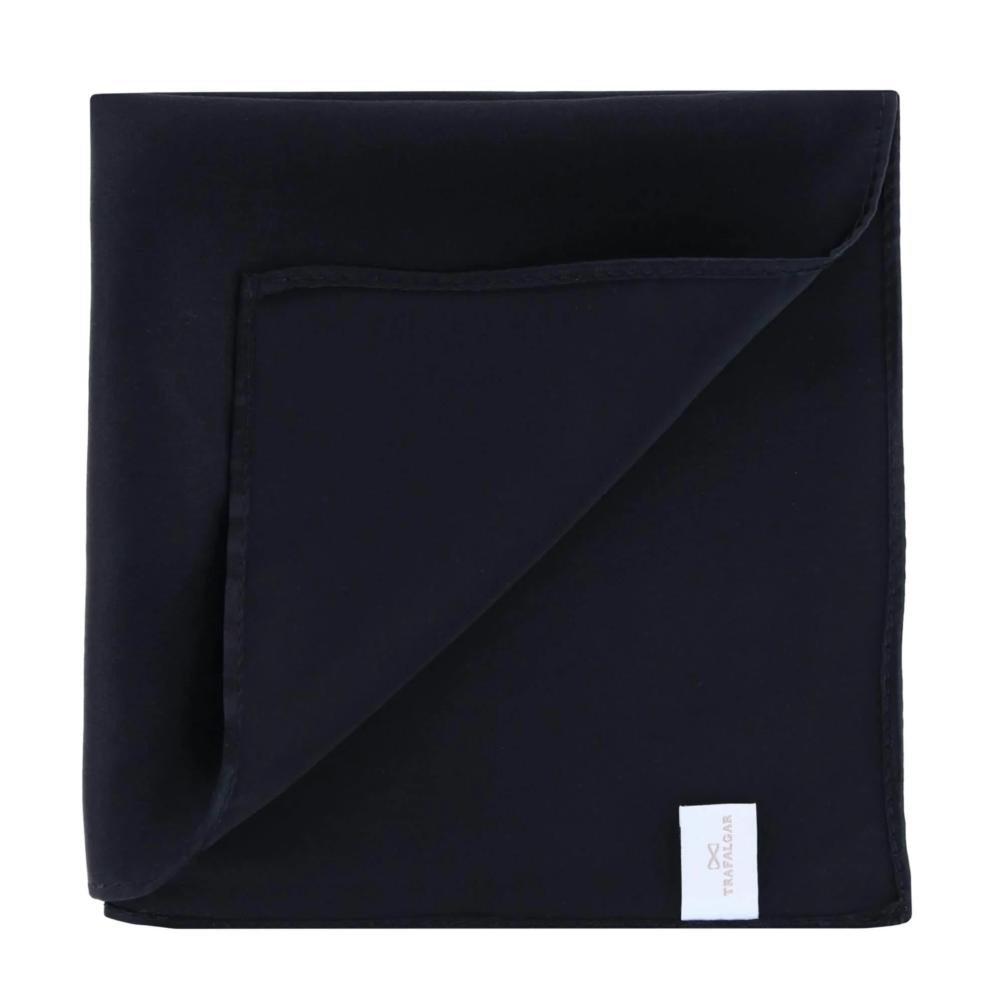 Sutton Solid Color Silk Brace Bow Tie Necktie and Pocket Square Set - Image 32