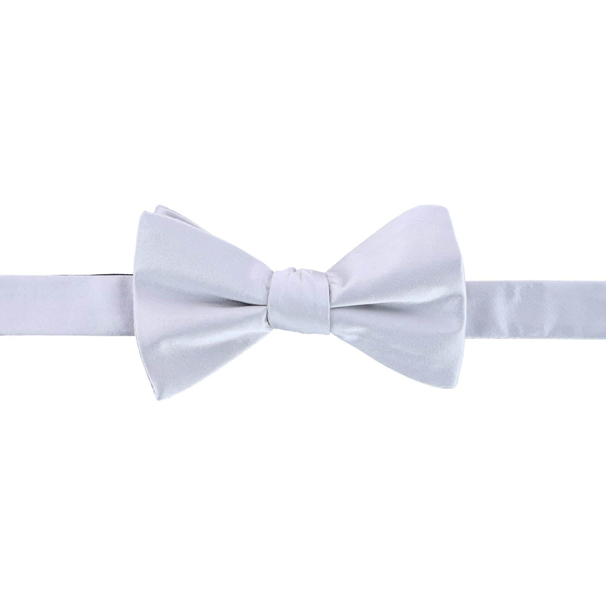 Sutton Solid Color Silk Brace Bow Tie & Pocket Square Combo - Image 19