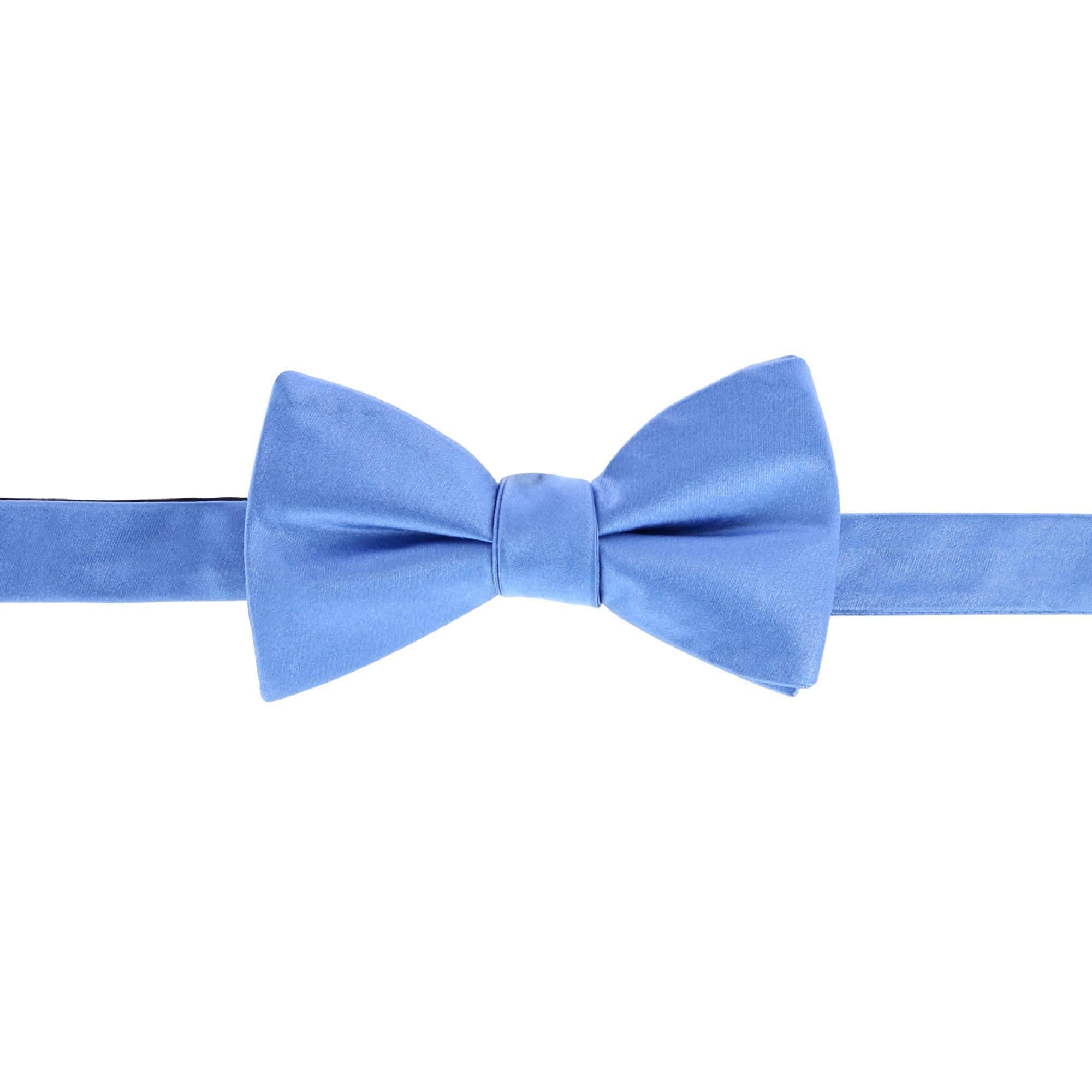 Sutton Solid Color Silk Brace Bow Tie & Pocket Square Combo - Image 23