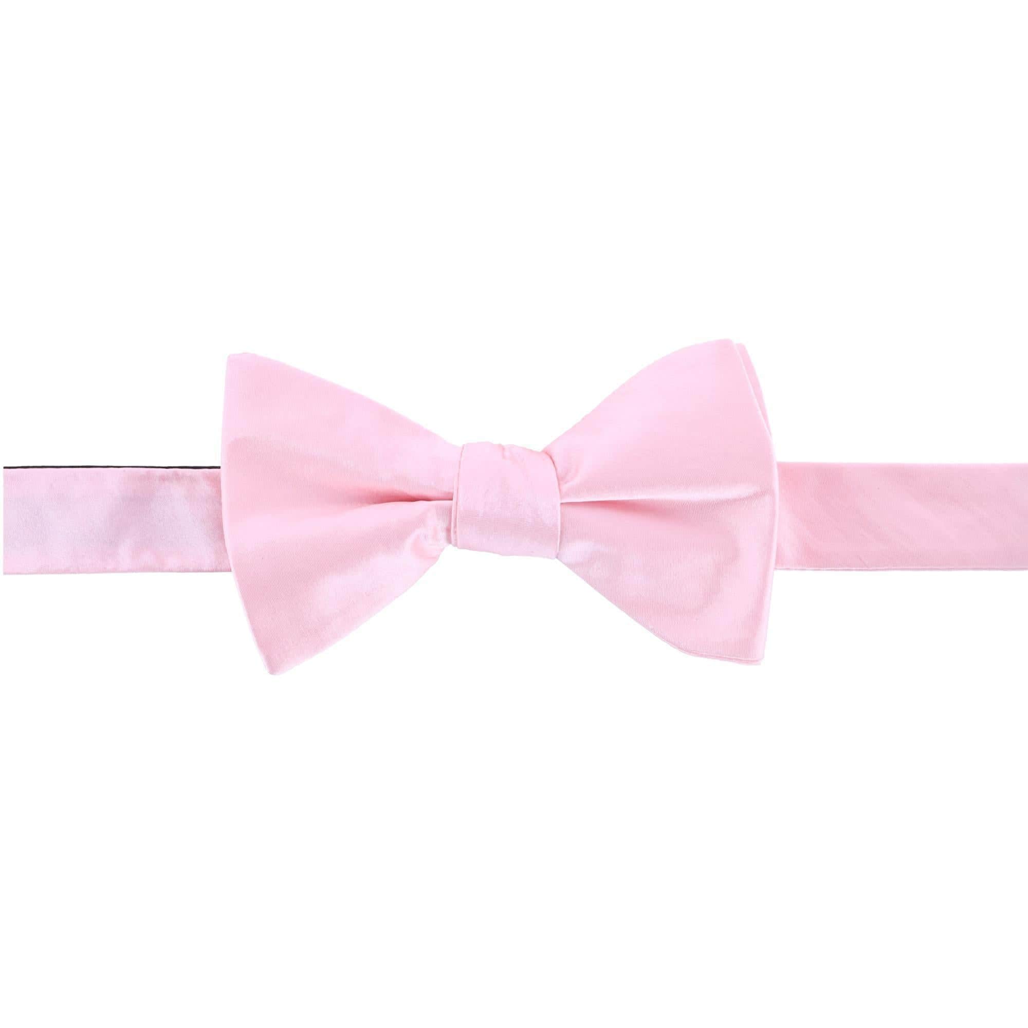 Sutton Solid Color Silk Brace Bow Tie & Pocket Square Combo - Image 25