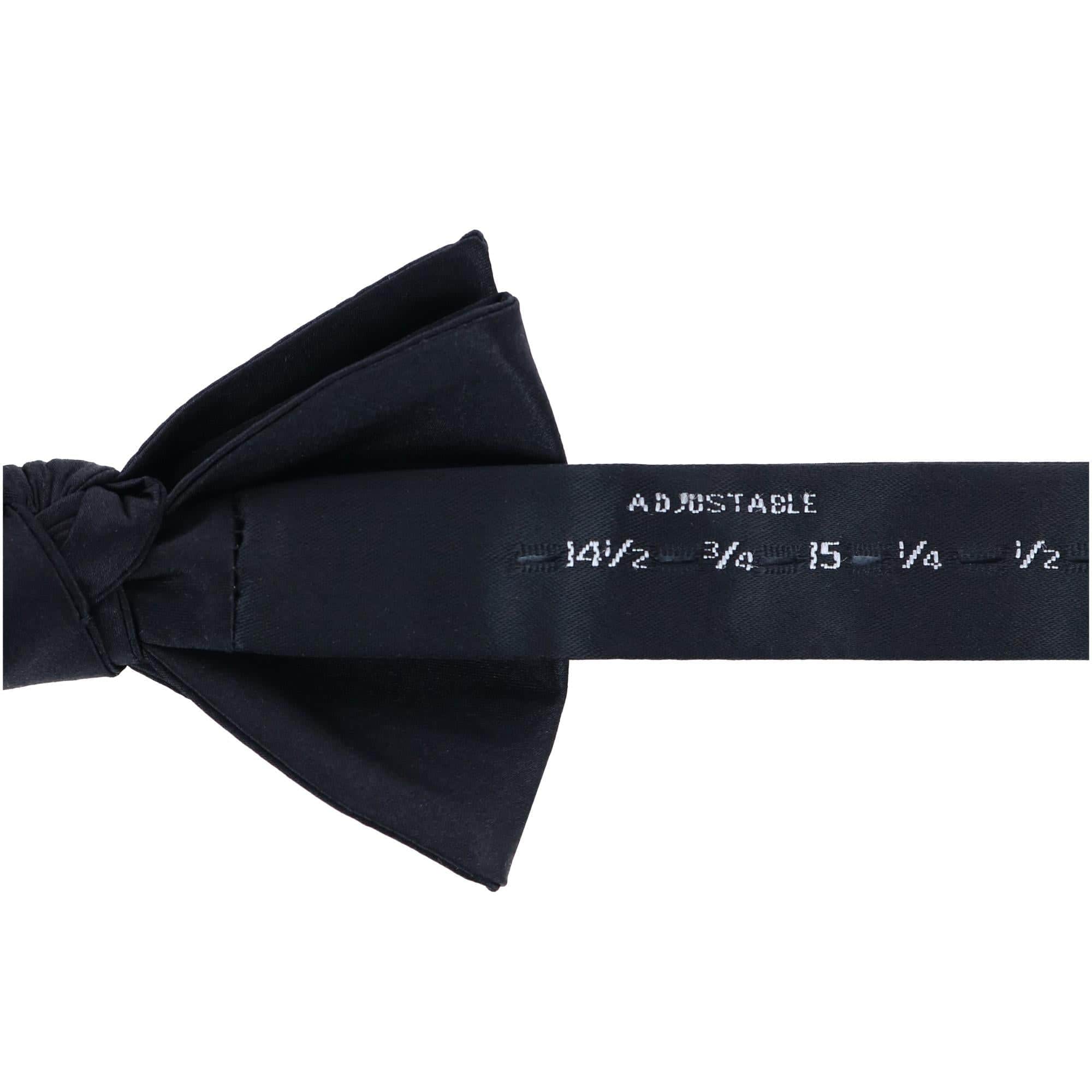 Sutton Solid Color Silk Brace Bow Tie & Pocket Square Combo - Image 35