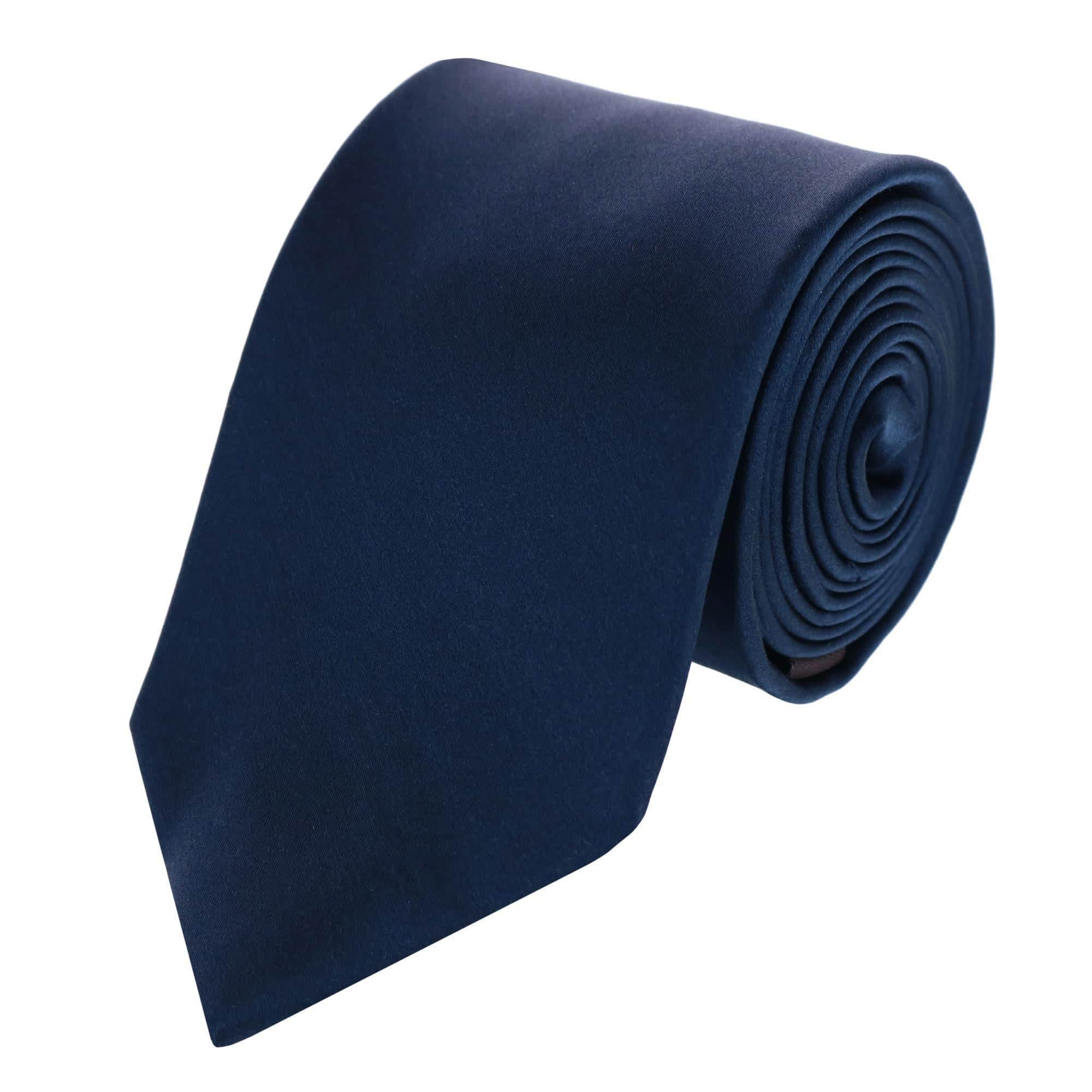 Sutton Solid Color Silk Brace Necktie and Pocket Square Set - Image 23