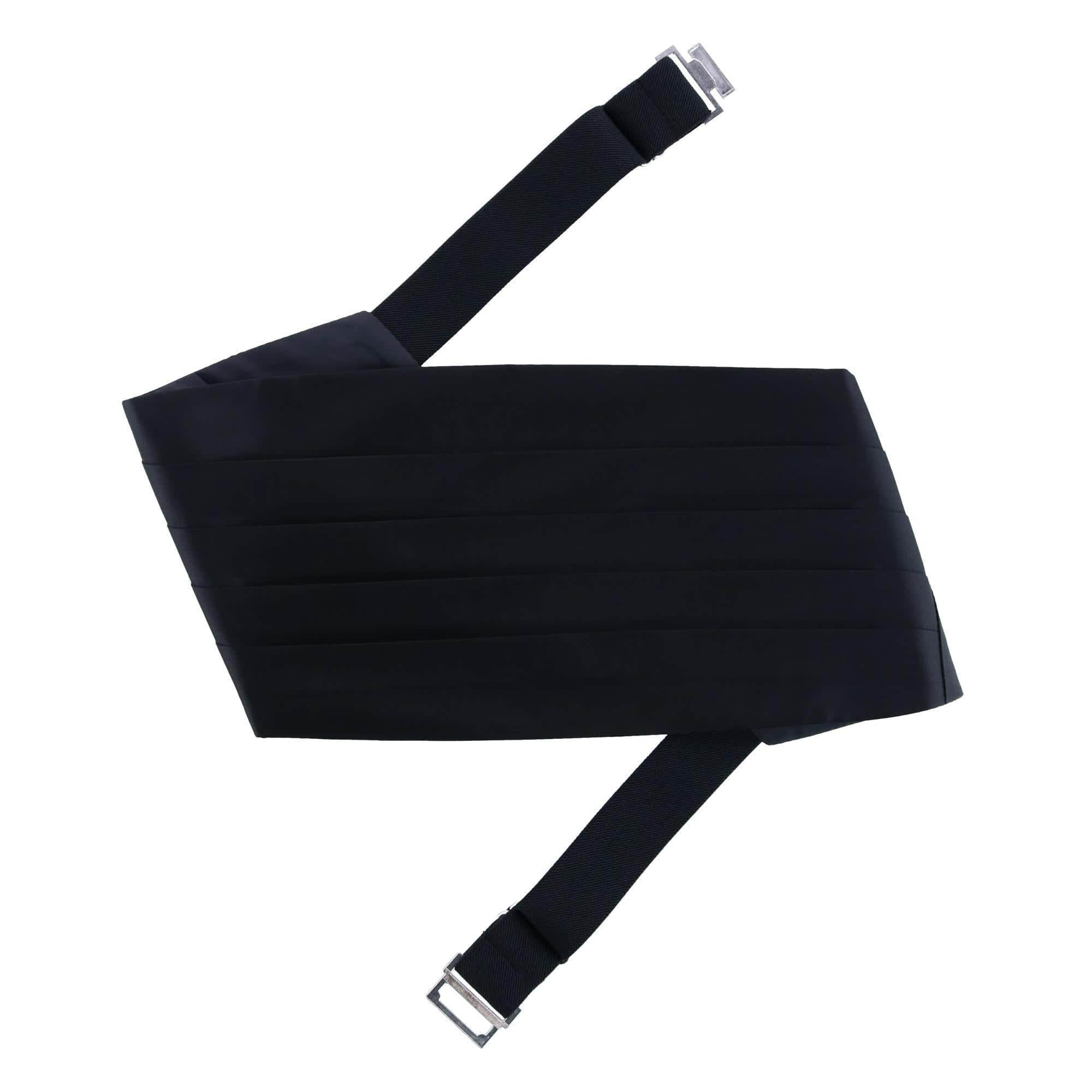 Sutton Solid Color Silk Cummerbund - Image 12