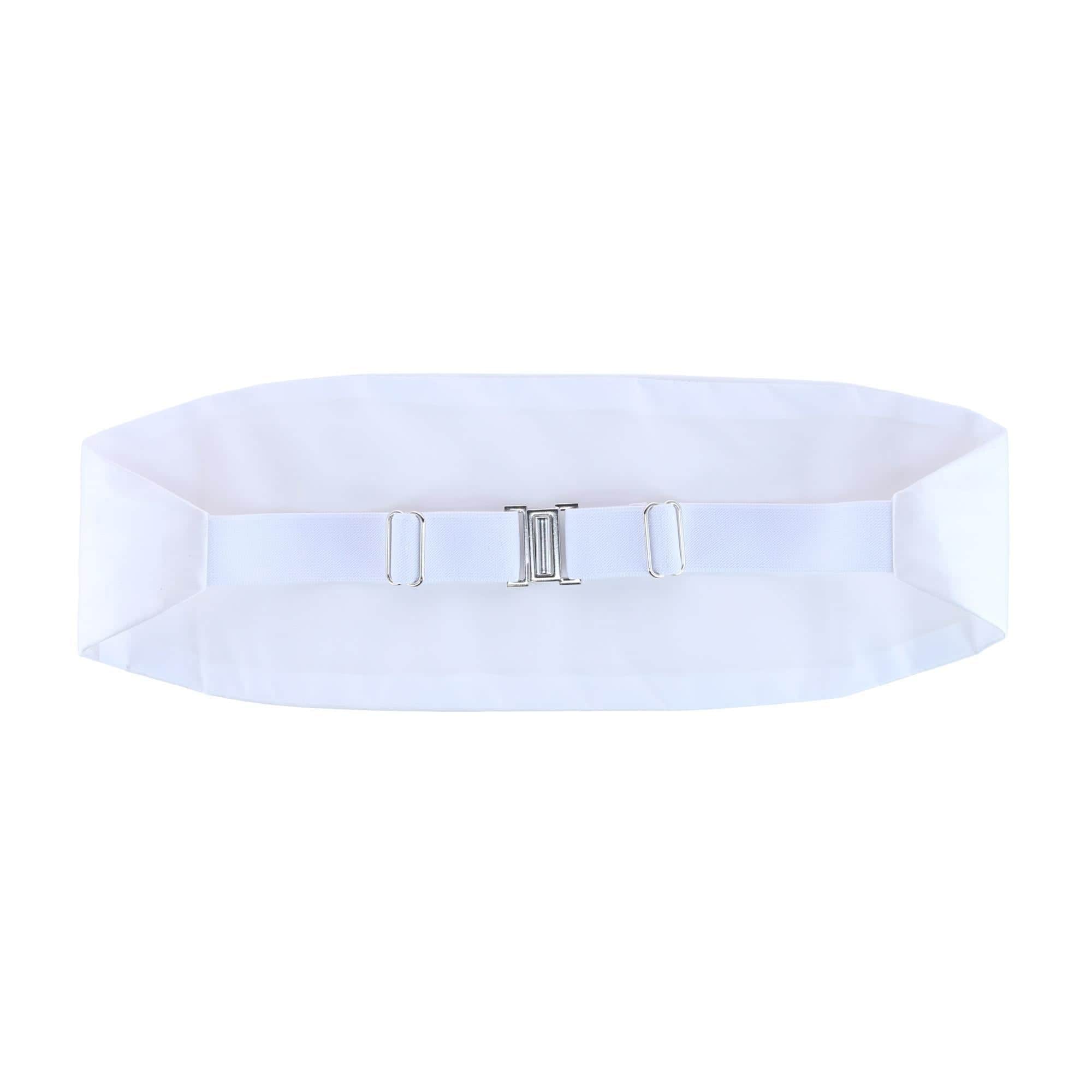 Sutton Solid Color Silk Cummerbund & Bow Tie Bundle - Image 12