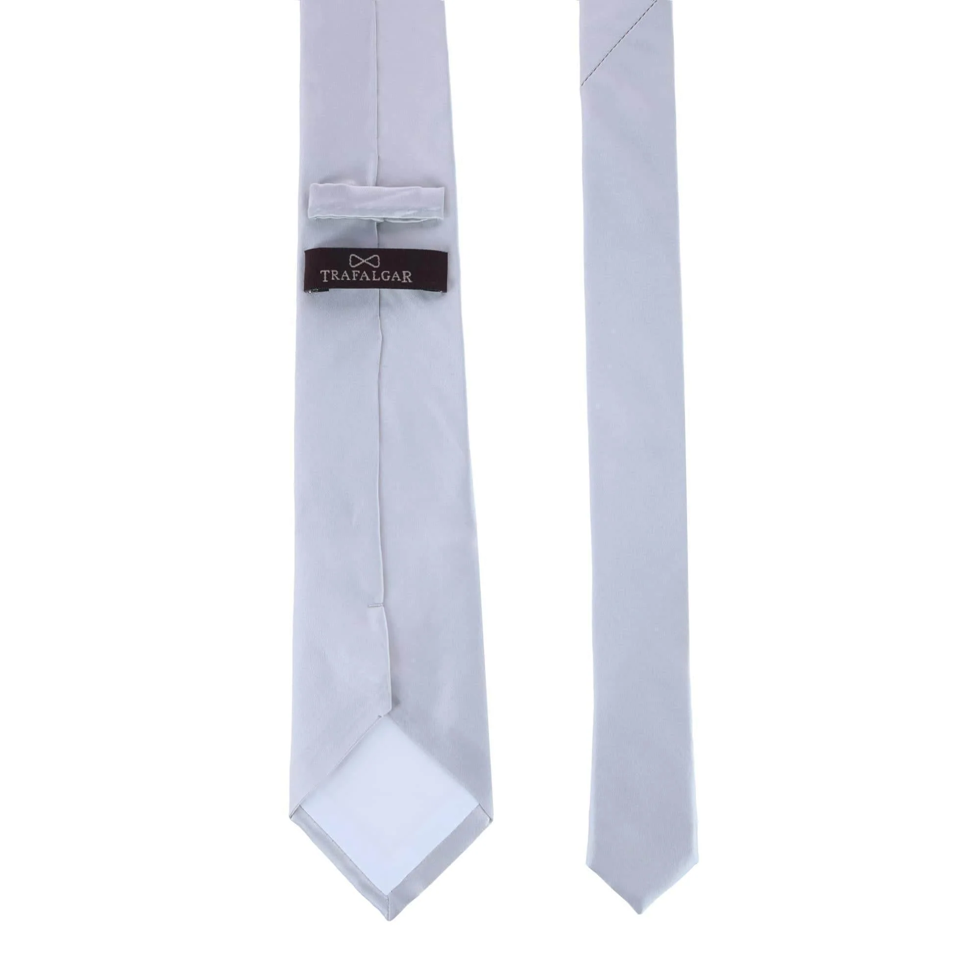 Sutton Solid Color Silk Necktie - Image 19