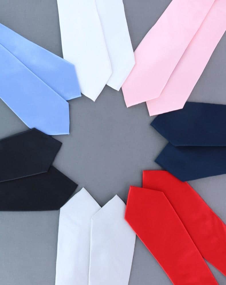 Sutton Solid Color Silk Necktie - Image 39