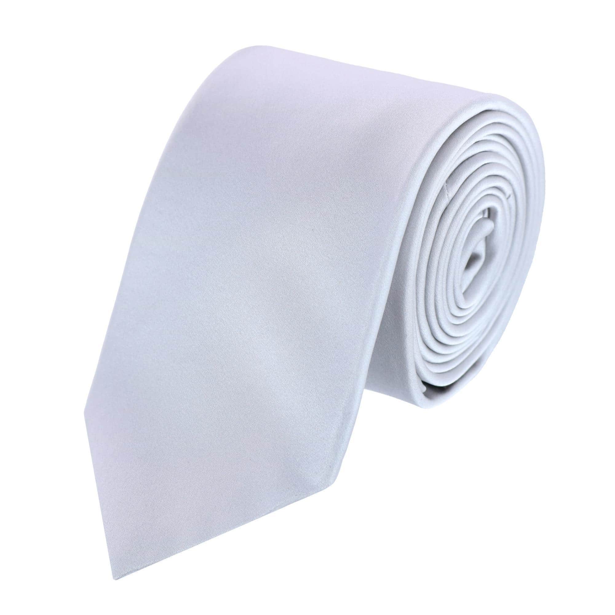 Sutton Solid Color Silk Necktie and Pocket Square Combo - Image 11