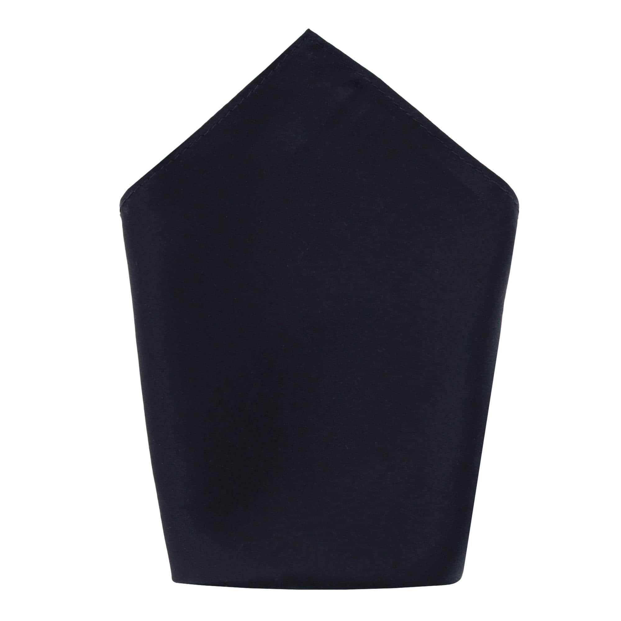 Sutton Solid Color Silk Necktie and Pocket Square Combo - Image 18