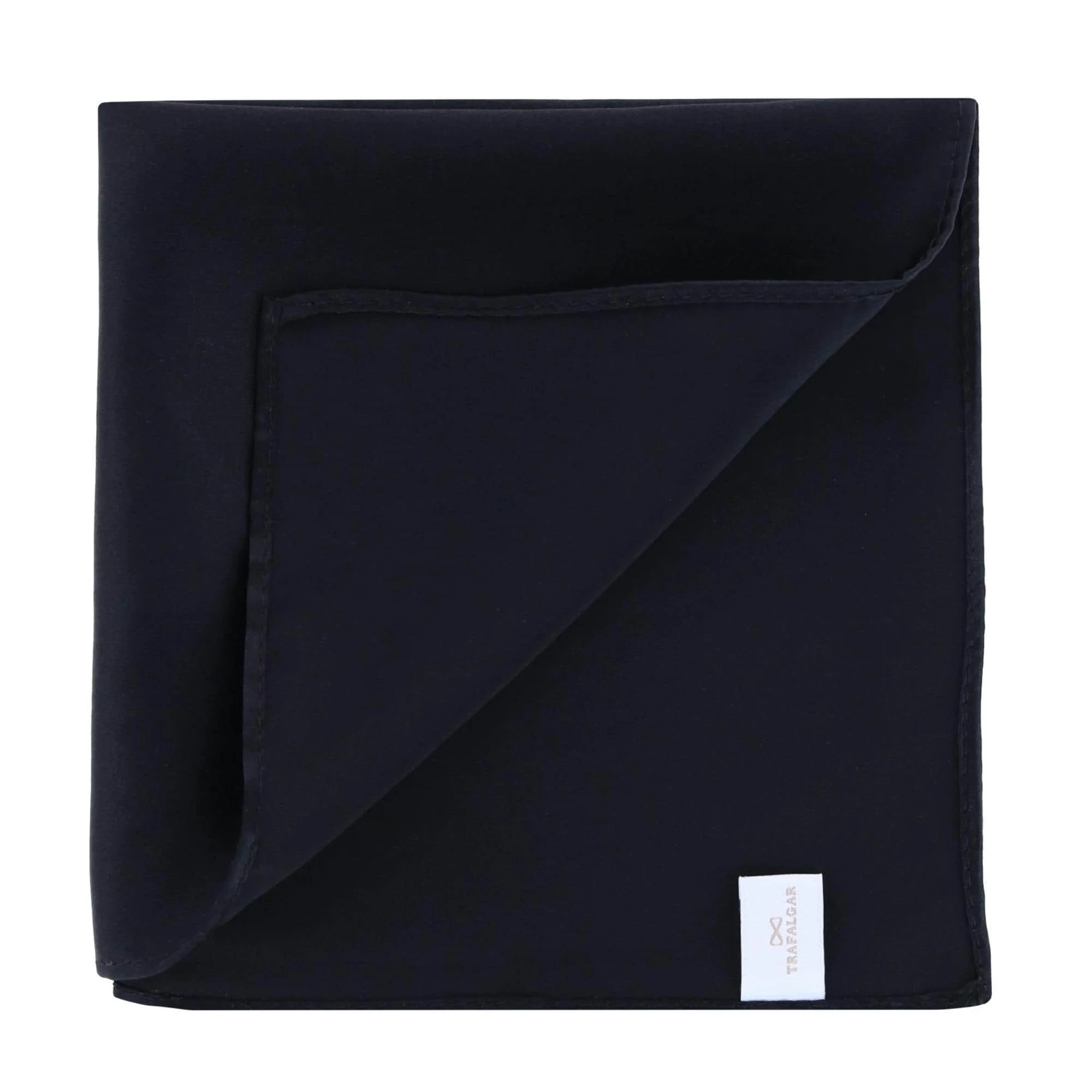 Sutton Solid Color Silk Necktie and Pocket Square Combo - Image 26