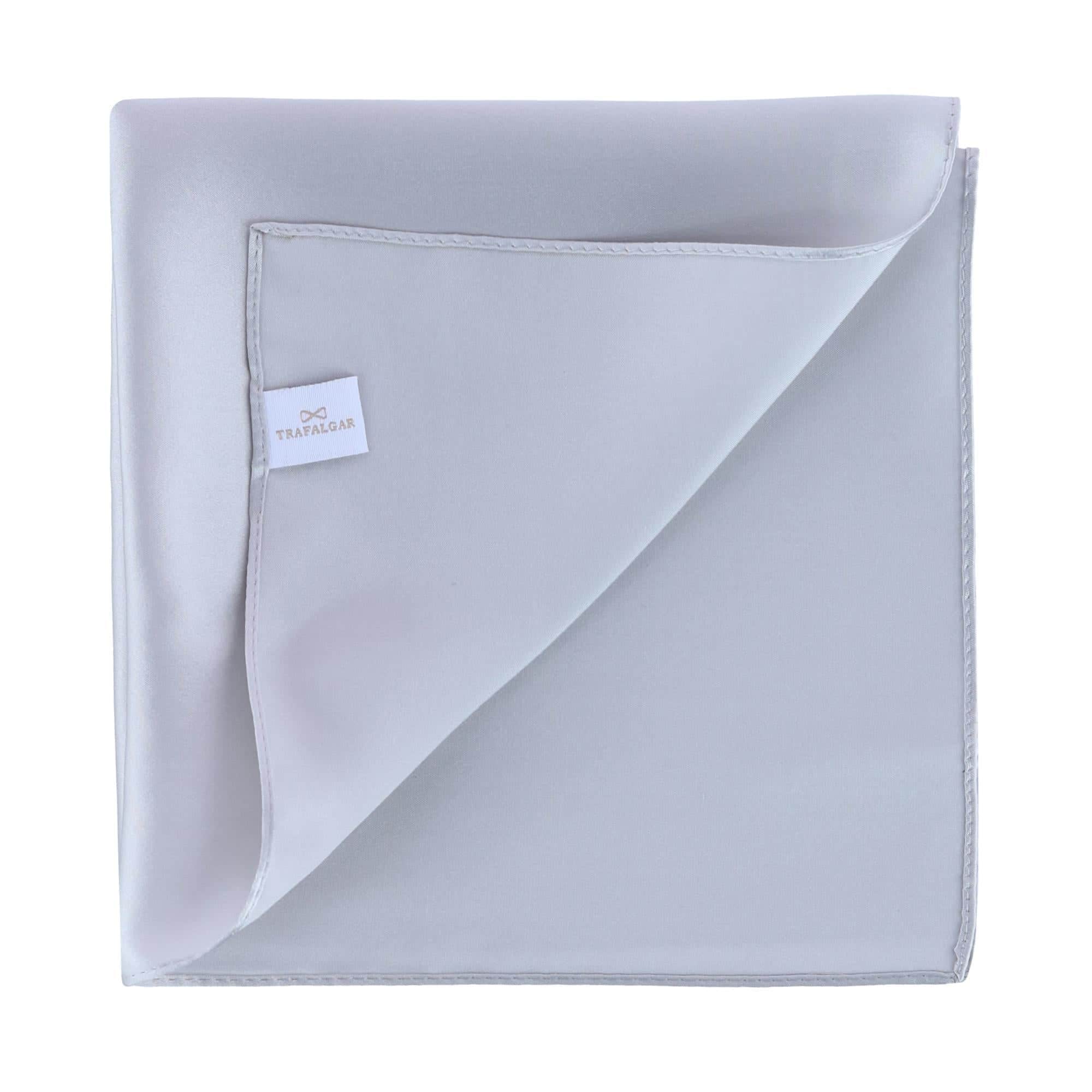 Sutton Solid Color 13 Inch Silk Pocket Square - Image 22