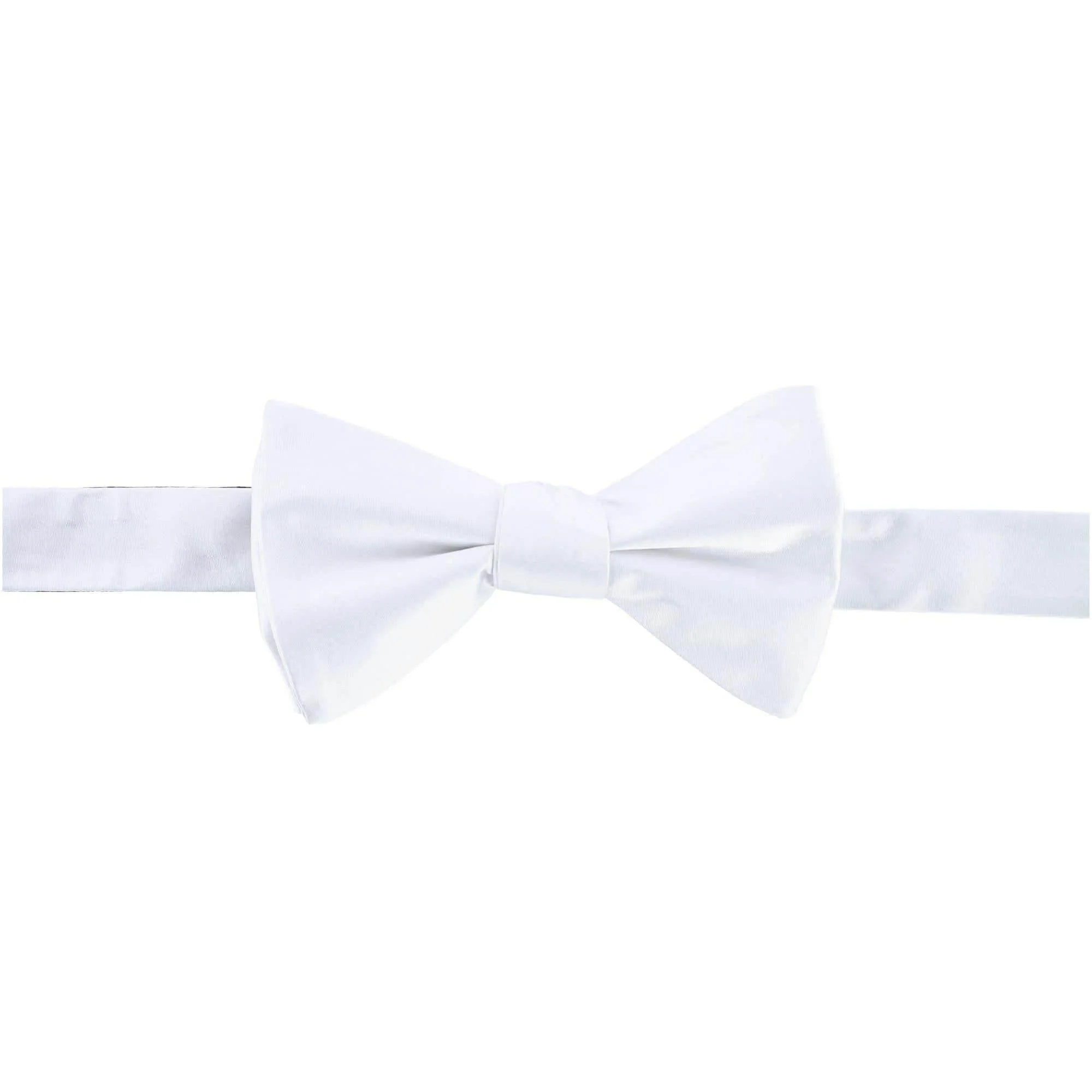 Sutton Solid Color Silk Self-Tie Bow Tie - Image 3