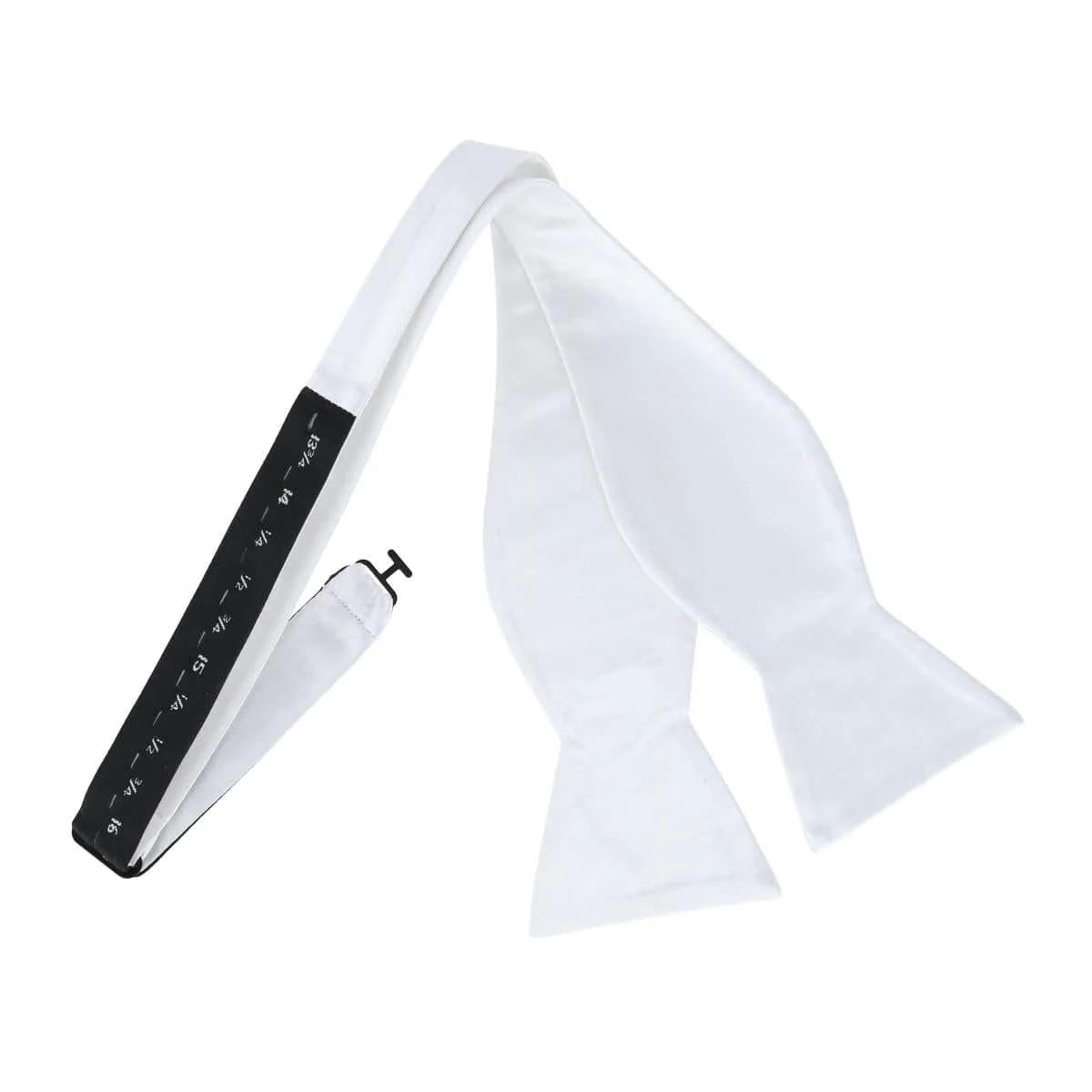Sutton Solid Color Silk Self-Tie Bow Tie - Image 7